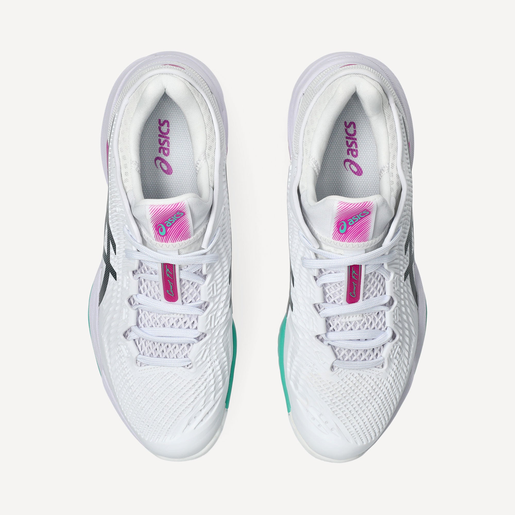 ASICS Court FF 3 Men's Hard Court Tennis Shoes - White (7)