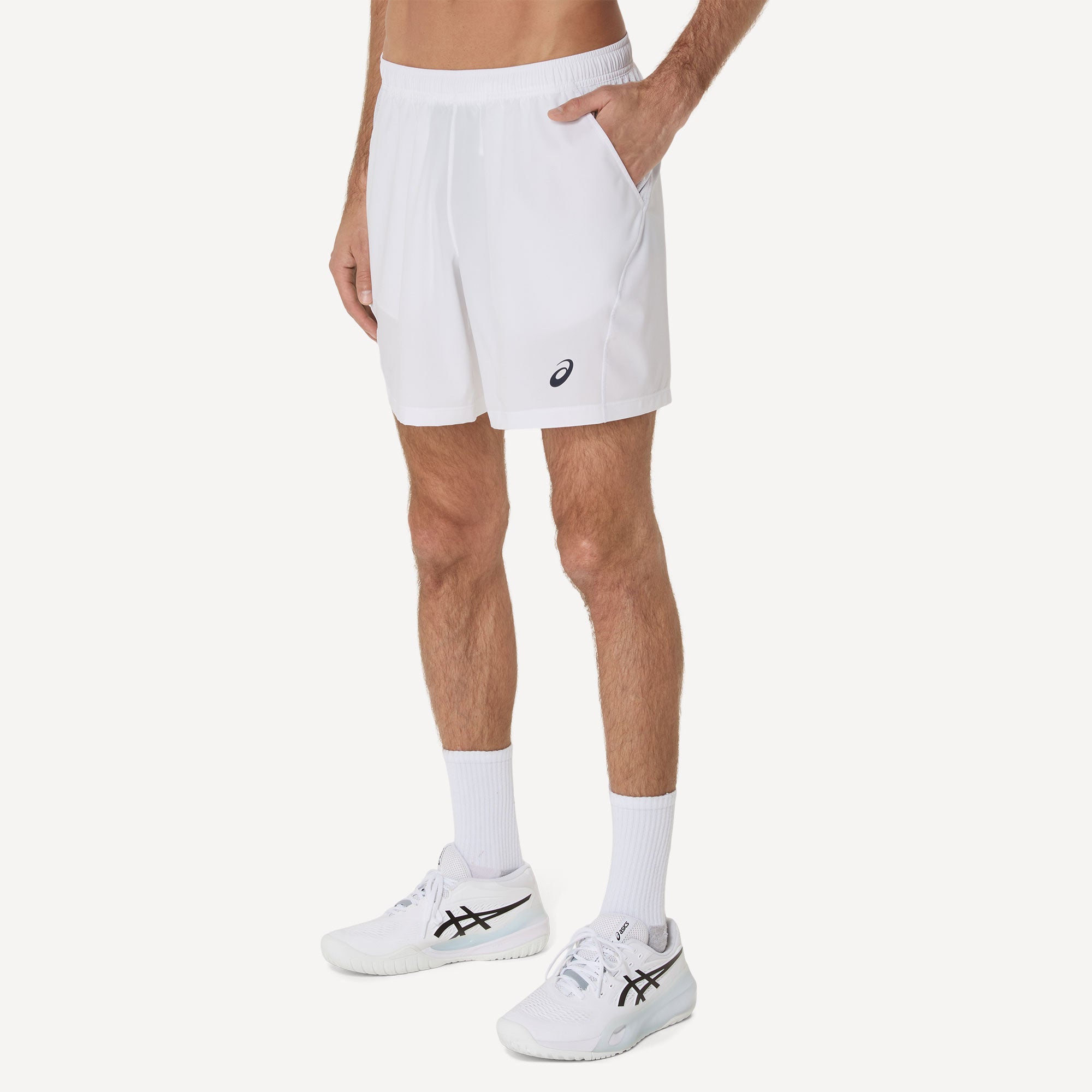 ASICS Court Men's 7-Inch Tennis Shorts - White (3)