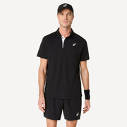 ASICS Court Men's Tennis Polo - Black (1)