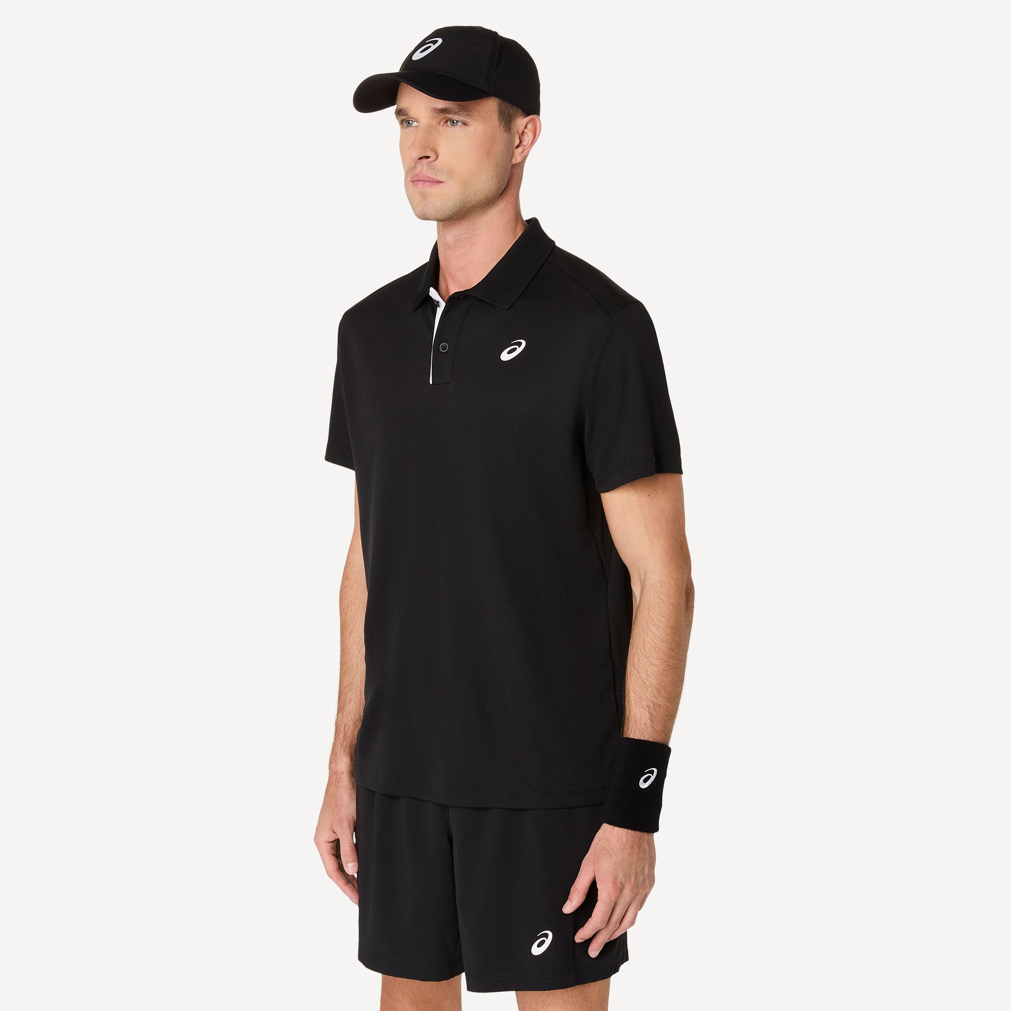 ASICS Court Men's Tennis Polo - Black (3)