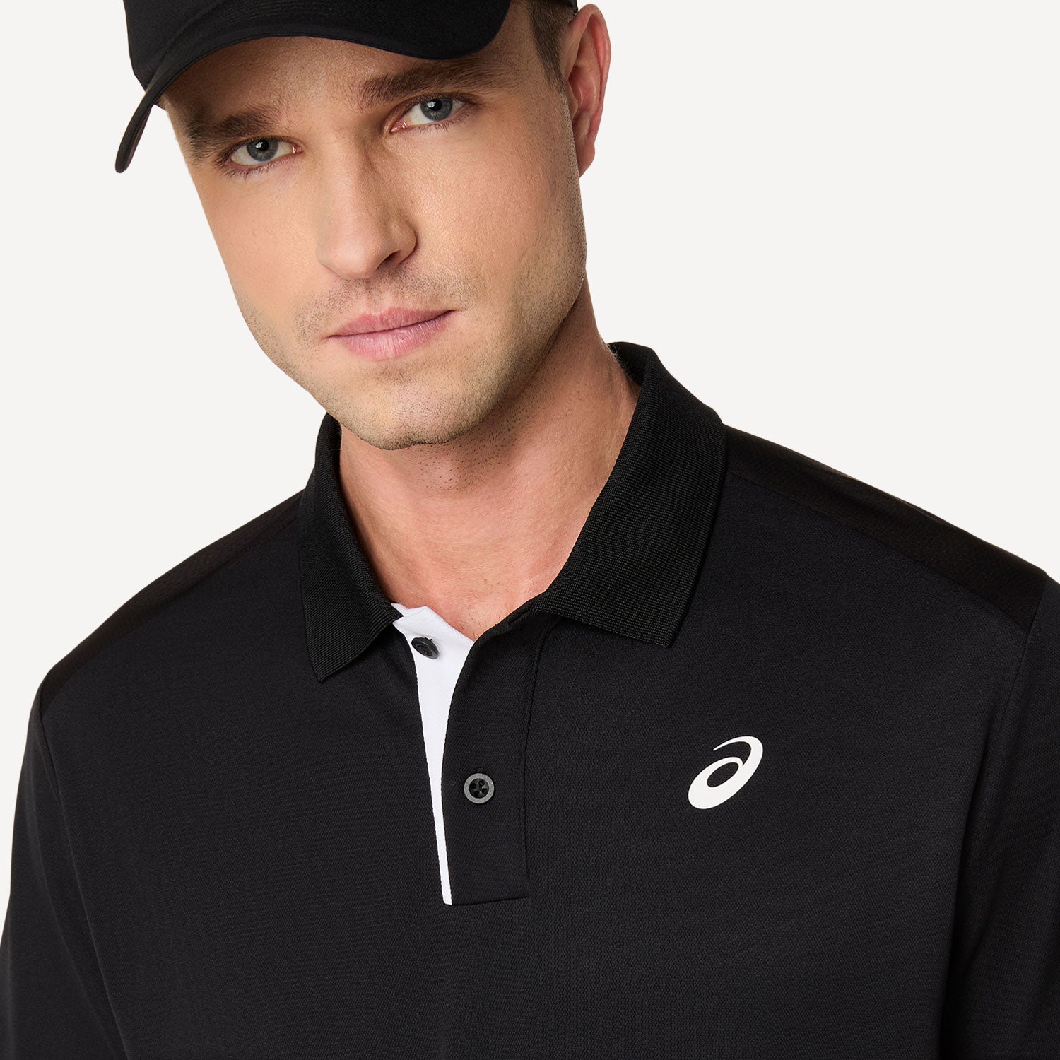 ASICS Court Men's Tennis Polo - Black (4)
