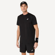 ASICS Court Men's Tennis Shirt - Black (1)