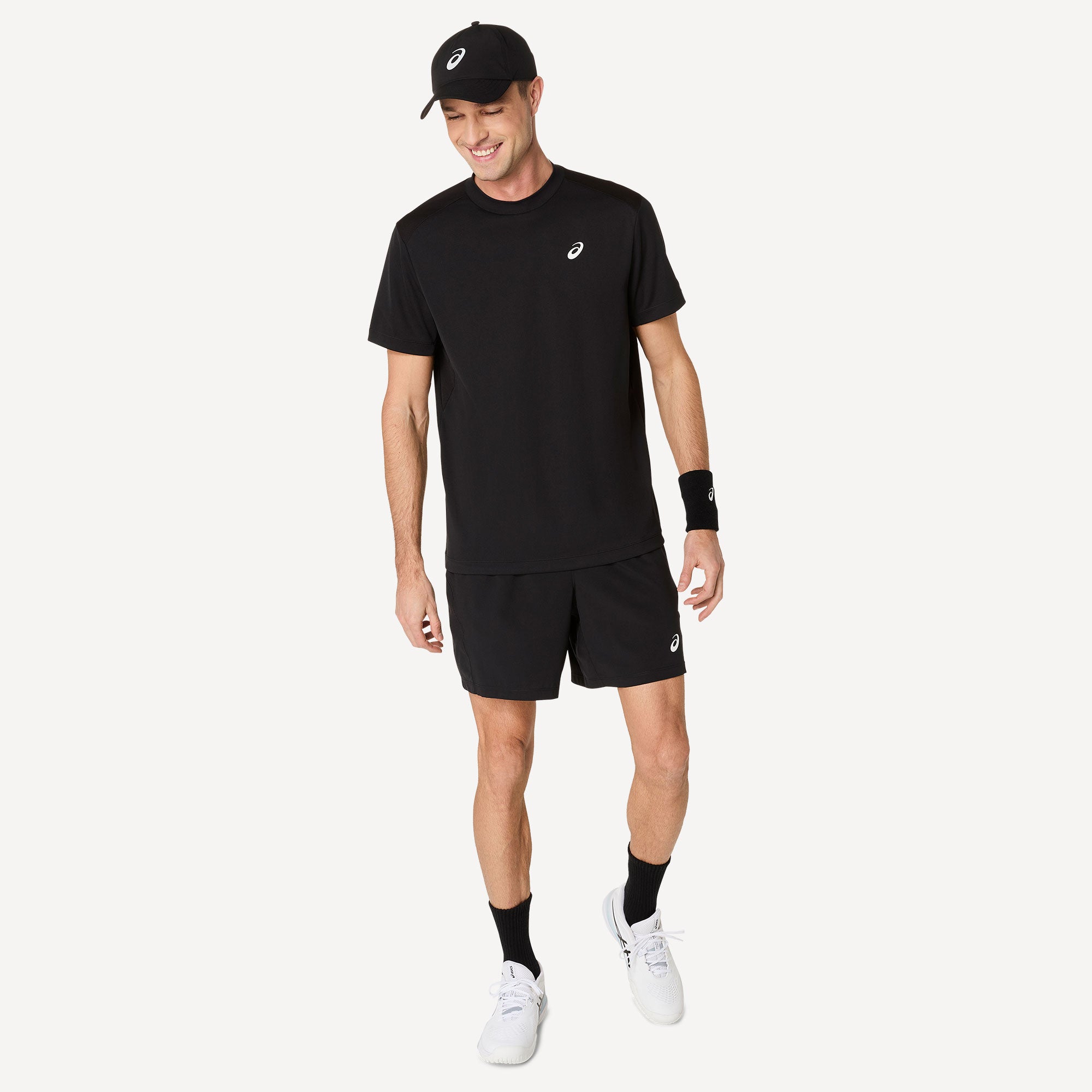ASICS Court Men's Tennis Shirt - Black (5)