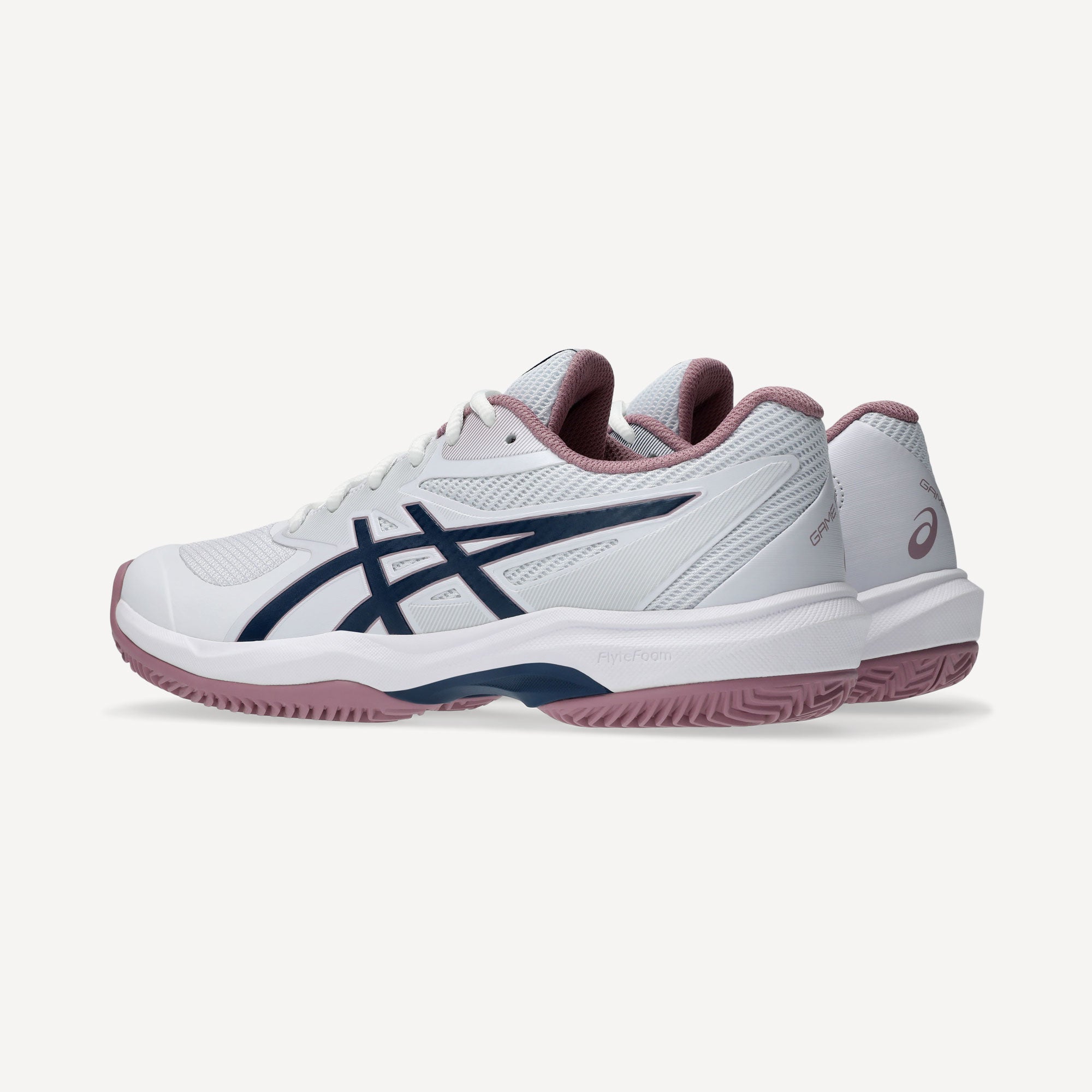 ASICS Game FF Women's Clay Court Tennis Shoes - White (5)