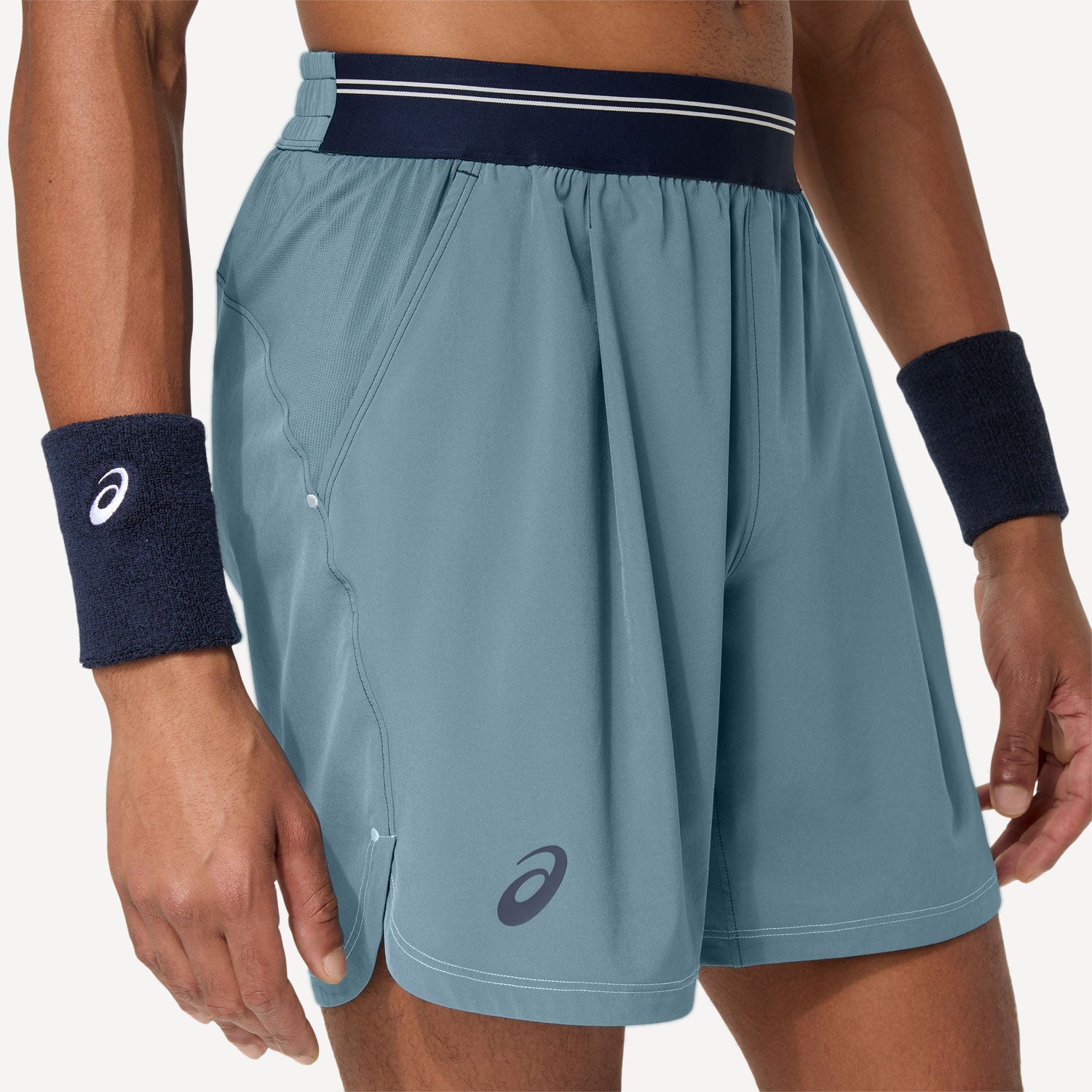 ASICS Game Men's 7-Inch Tennis Shorts - Grey (4)