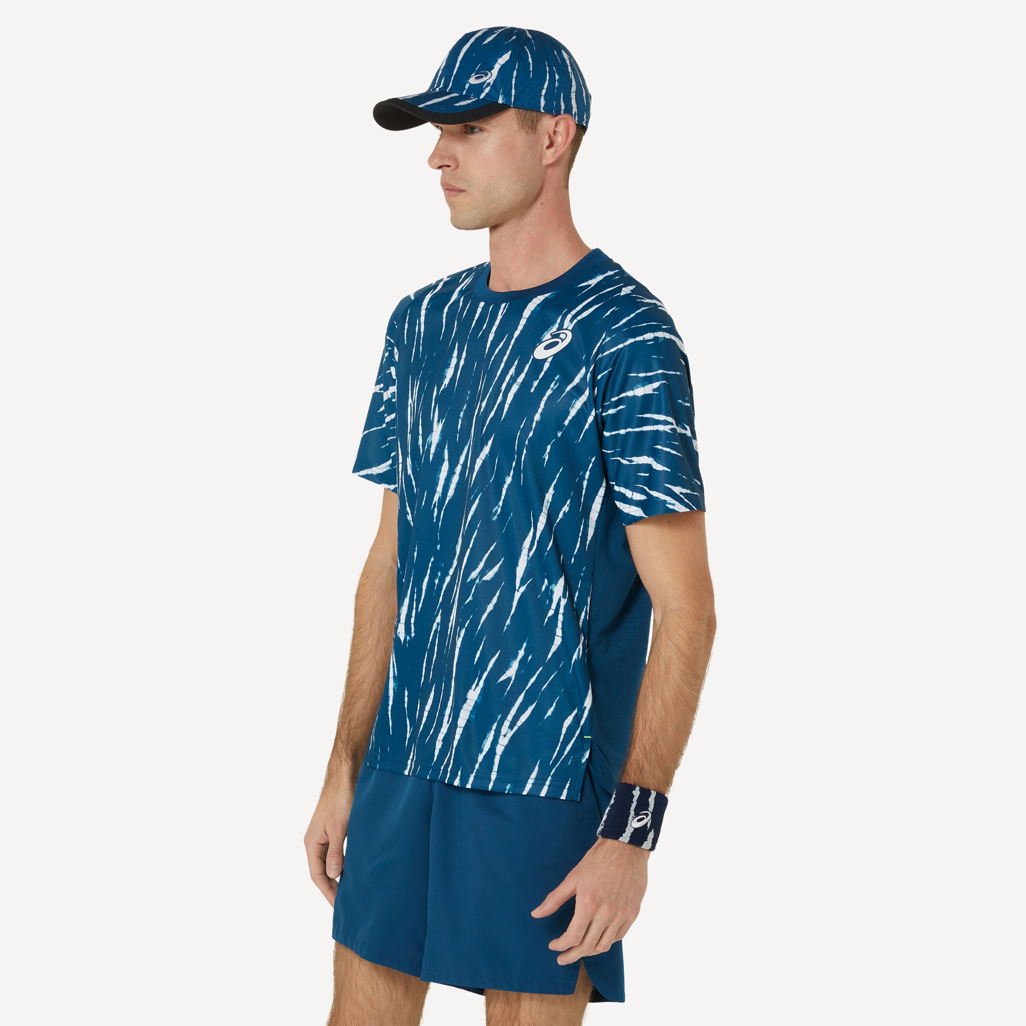 ASICS Game Men's Tennis Shirt Blue Tennis Only - Main Image