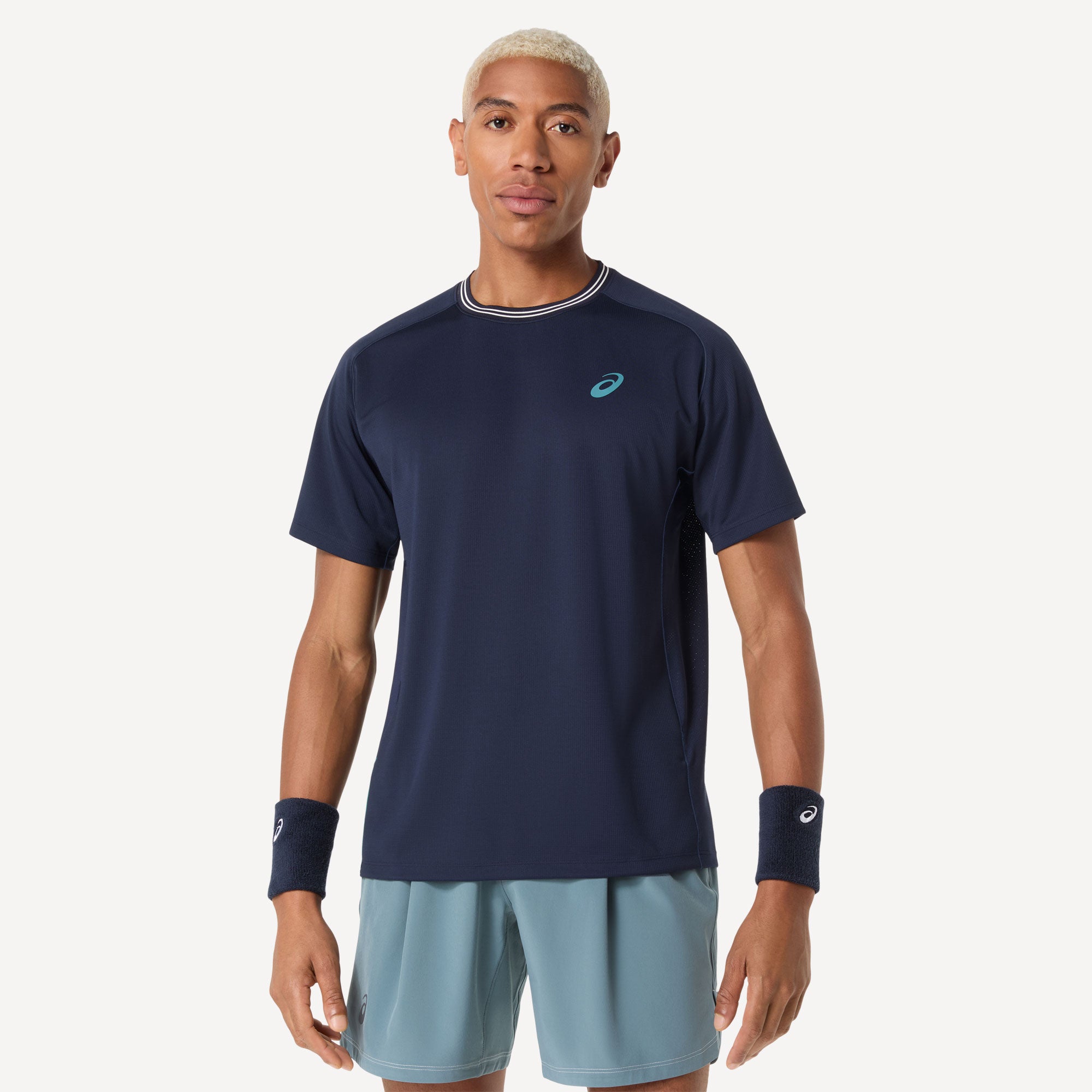 ASICS Game Men's Tennis Shirt- Blue (1)