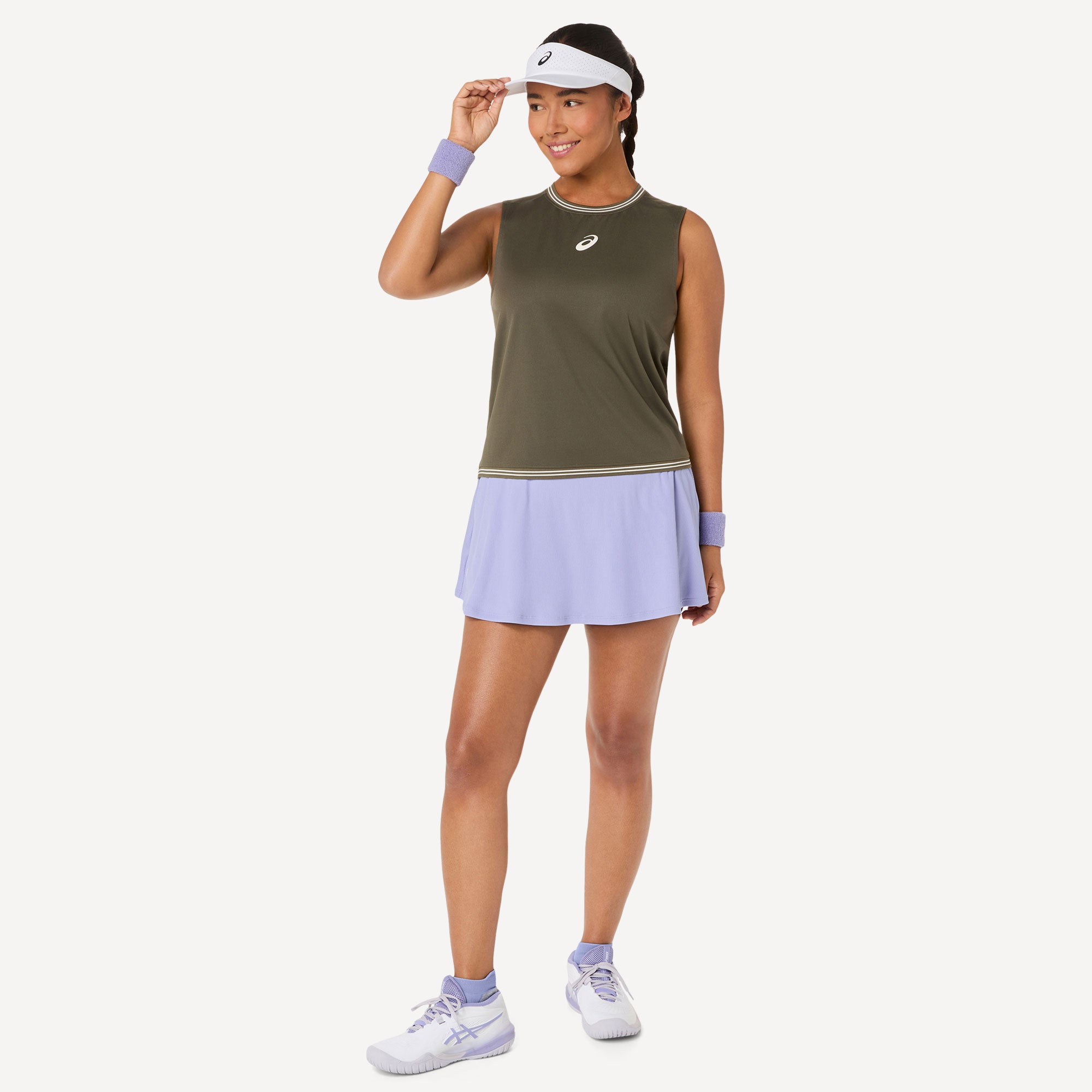 ASICS Game Women's Sleeveless Tennis Top - Green (6)