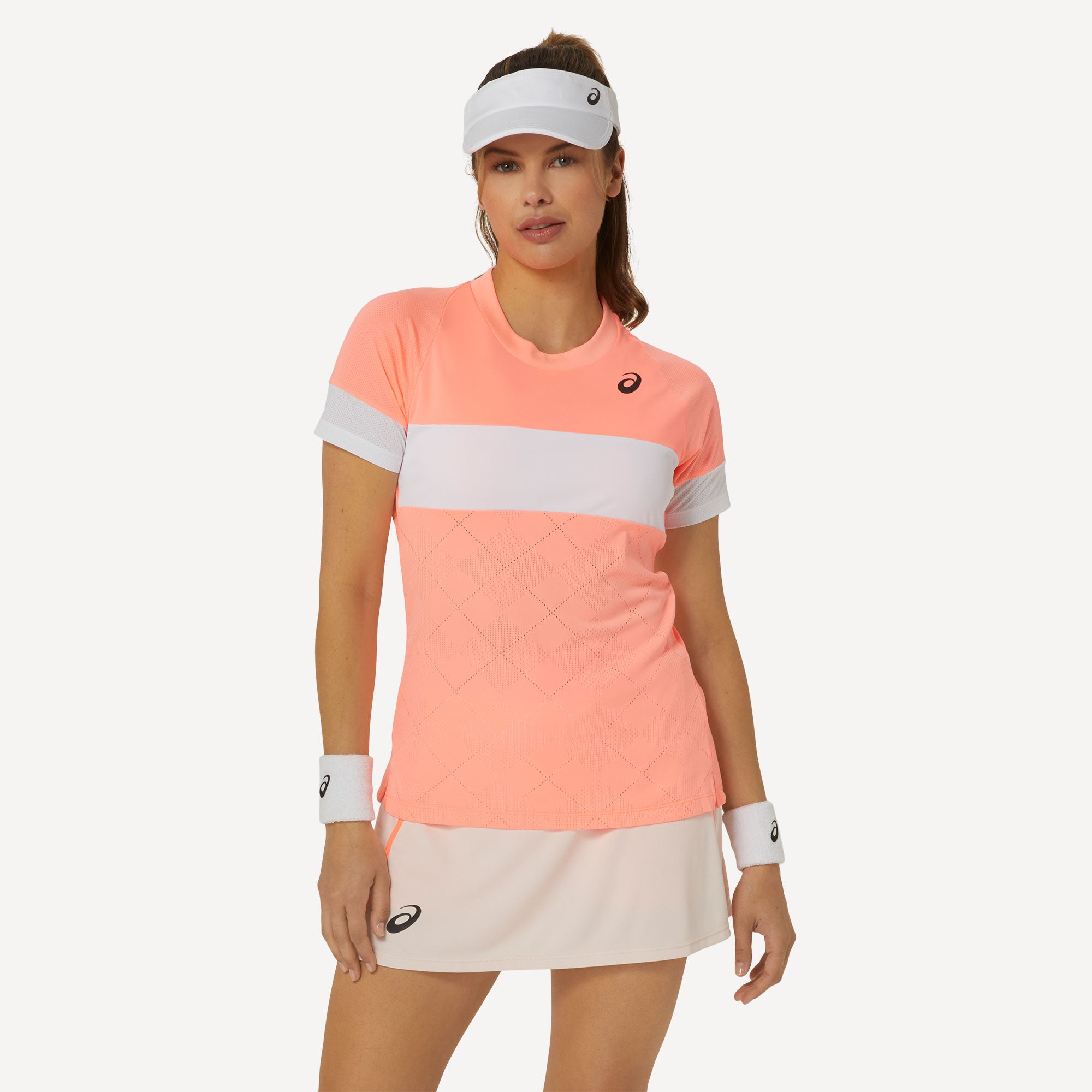 ASICS Game Women's Tennis Shirt - Orange (1)