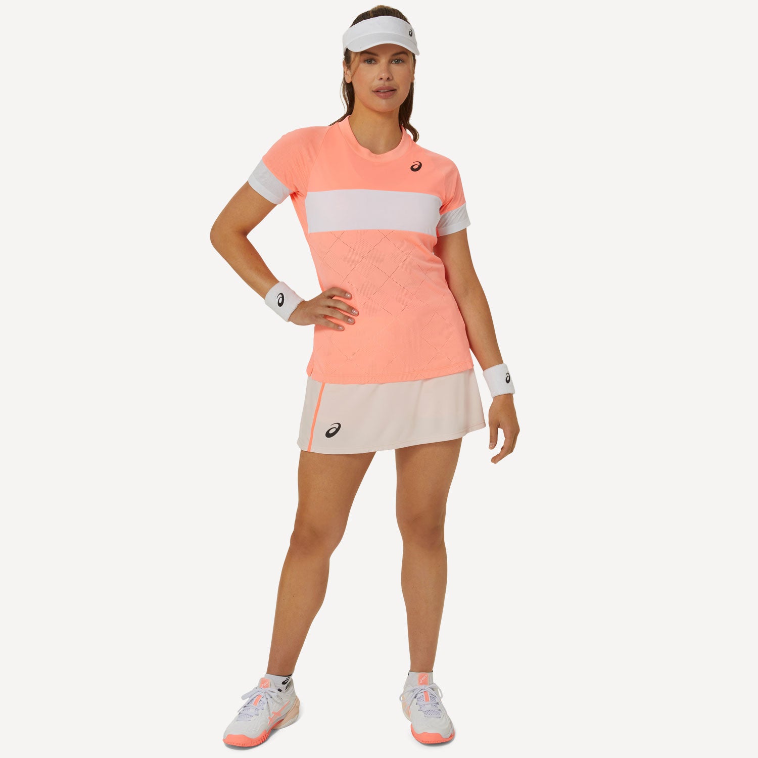 ASICS Game Women's Tennis Shirt - Orange (7)