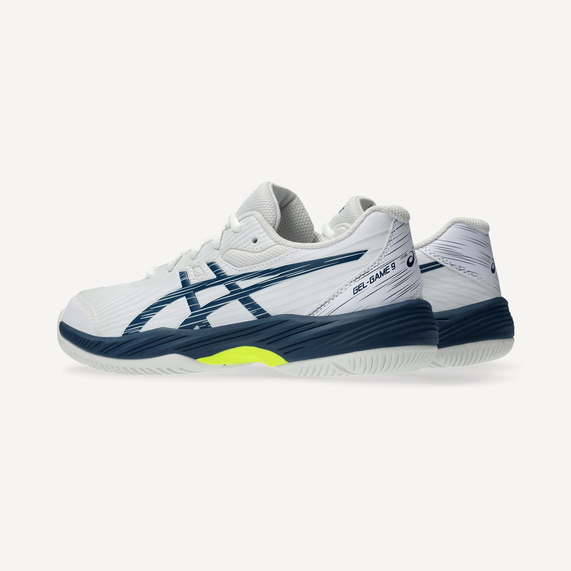 ASICS Gel-Game 9 Kids' All Court Tennis Shoes - White (5)