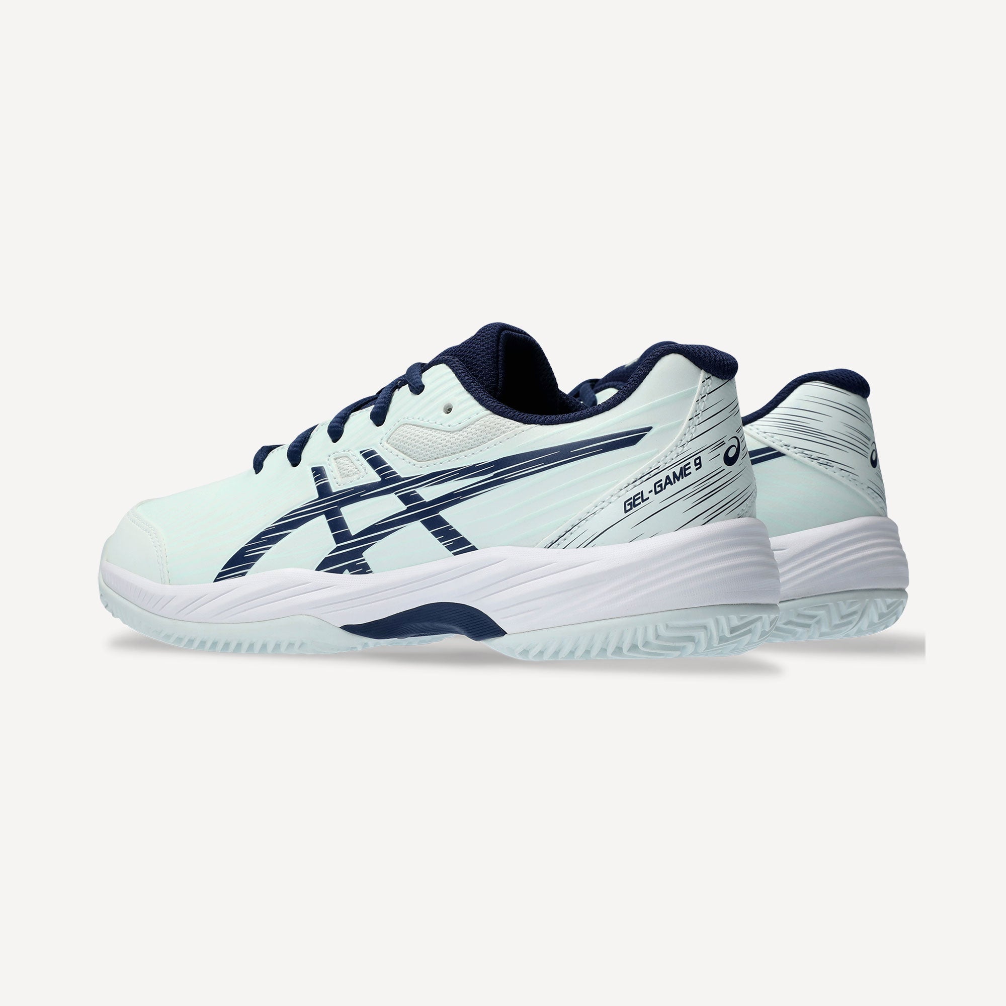 ASICS Gel-Game 9 Kids' Clay Court Tennis Shoes - Green (5)