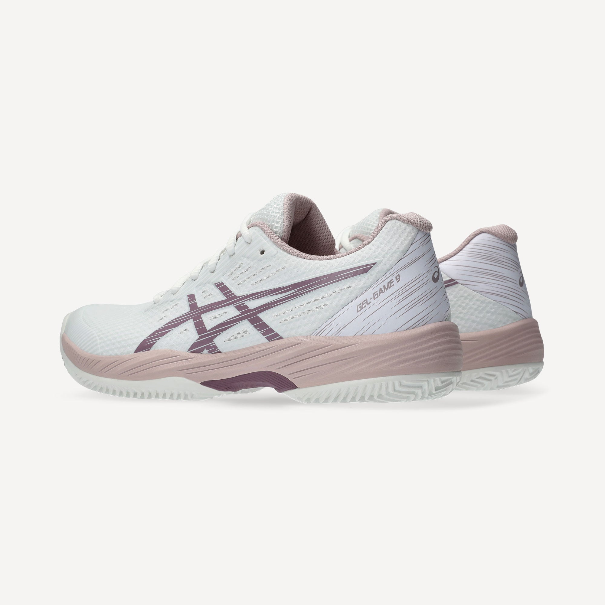 ASICS Gel-Game 9 Women's Clay Court Tennis Shoes - White (5)