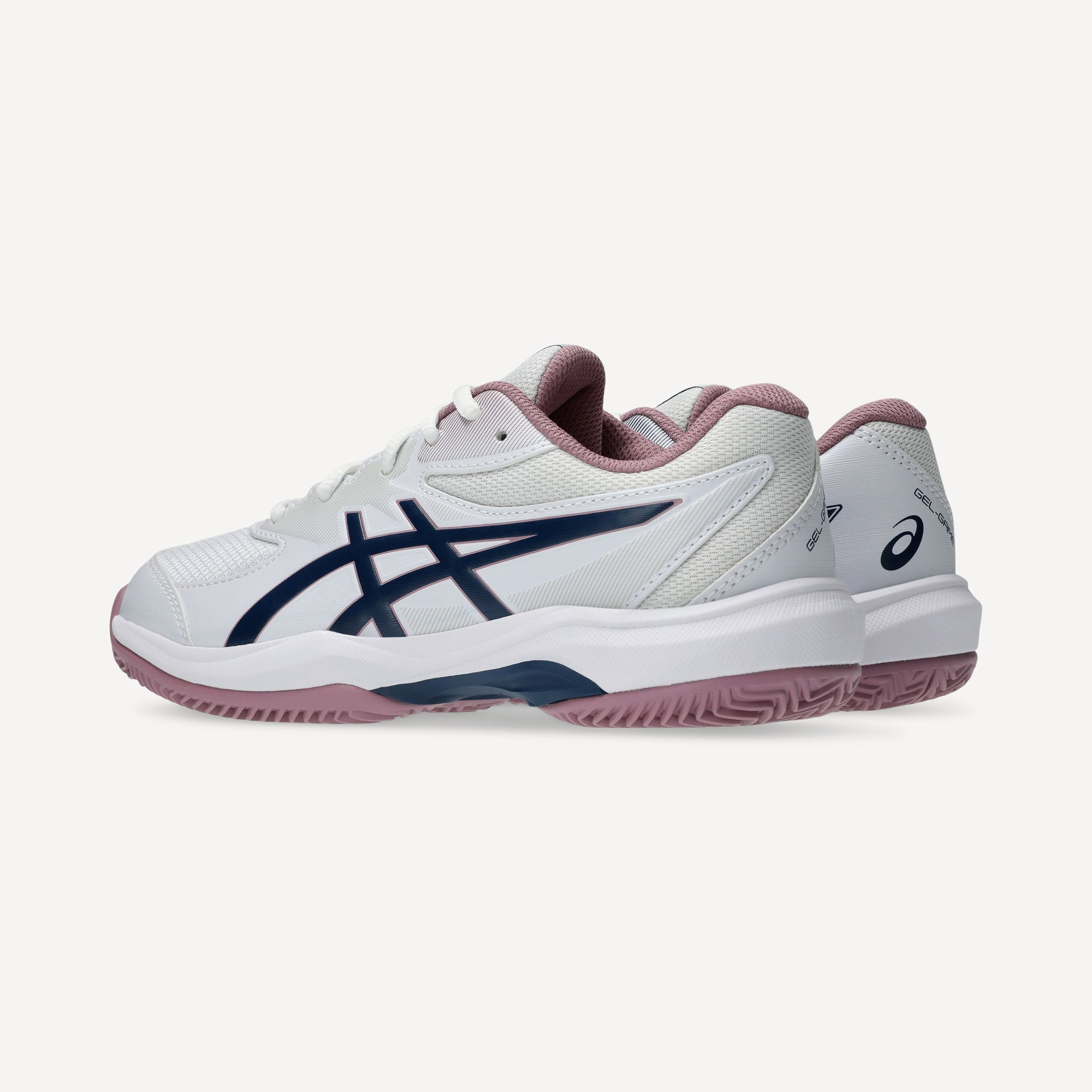 ASICS Gel-Game Kids' Clay Court Tennis Shoes - White (5)