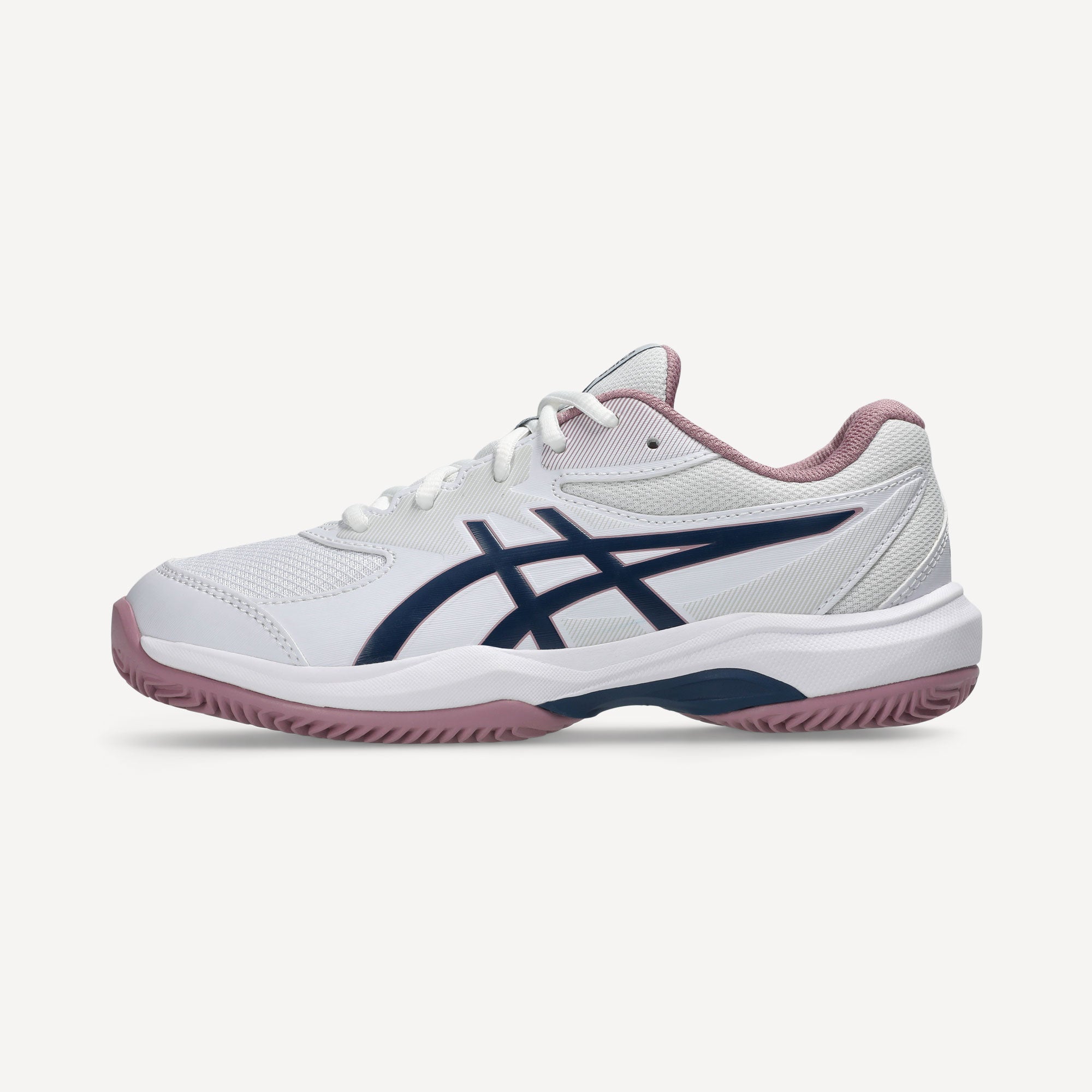 ASICS Gel-Game Kids' Clay Court Tennis Shoes - White (8)