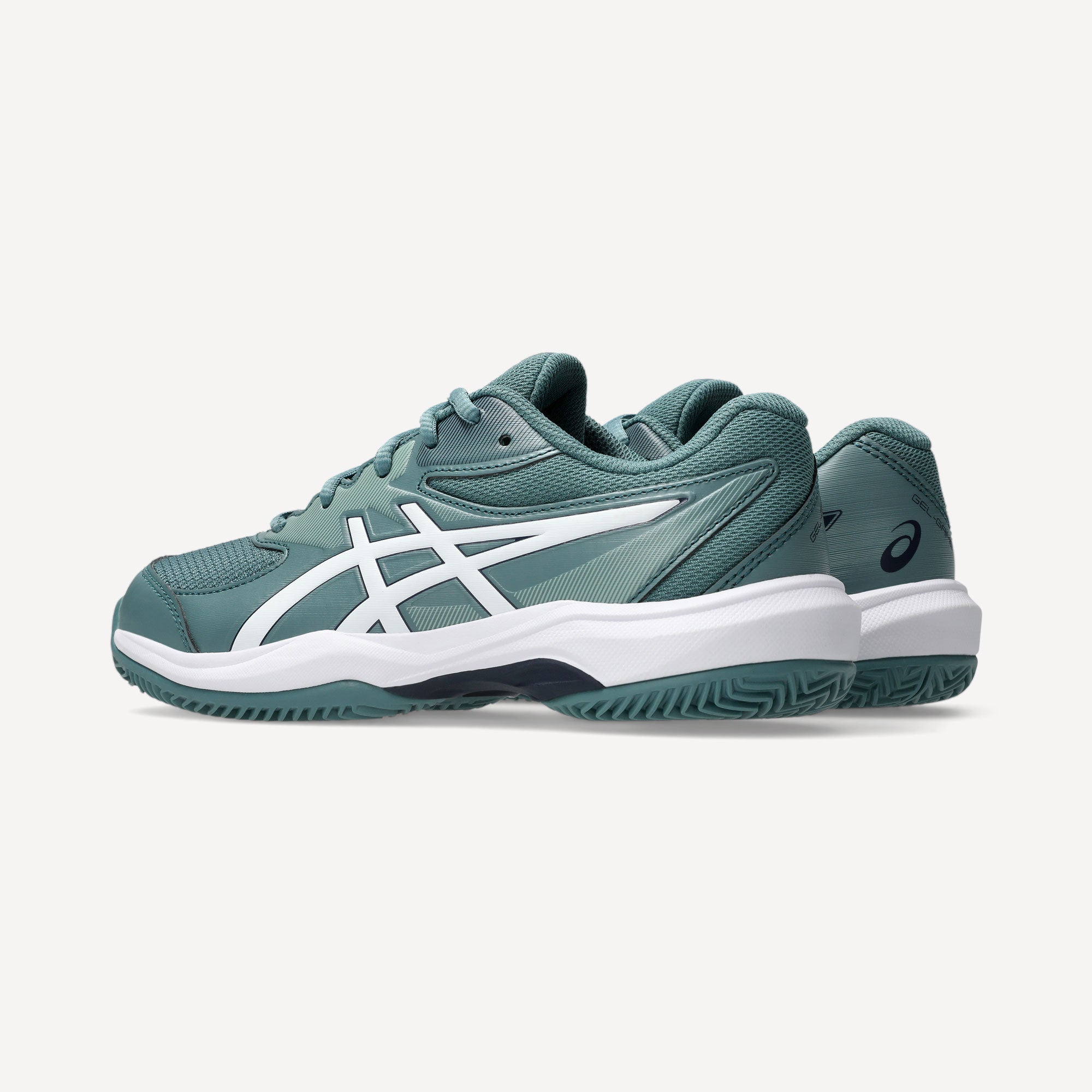 ASICS Gel-Game Kids' Clay Court Tennis Shoes - Green (5)