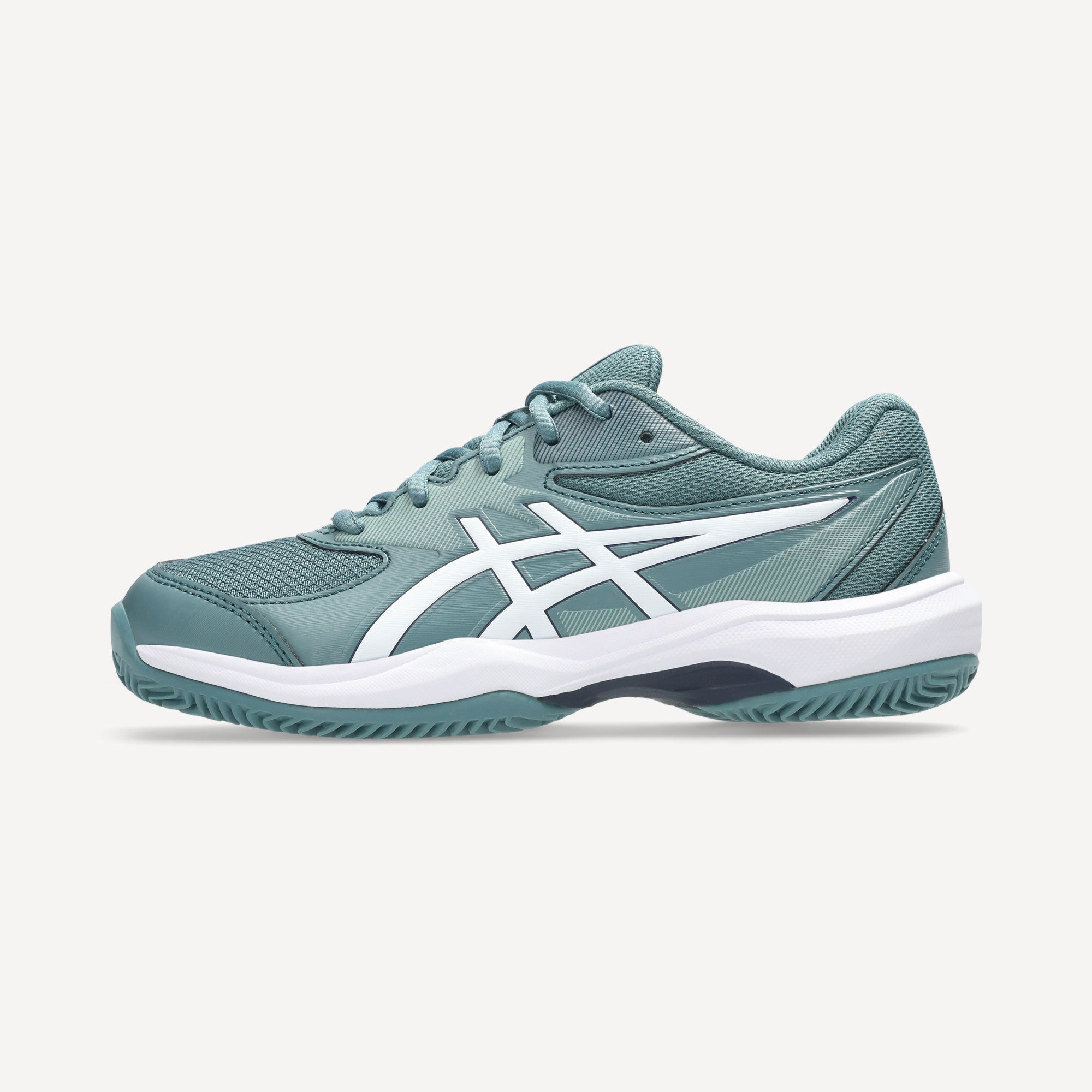 ASICS Gel-Game Kids' Clay Court Tennis Shoes - Green (8)