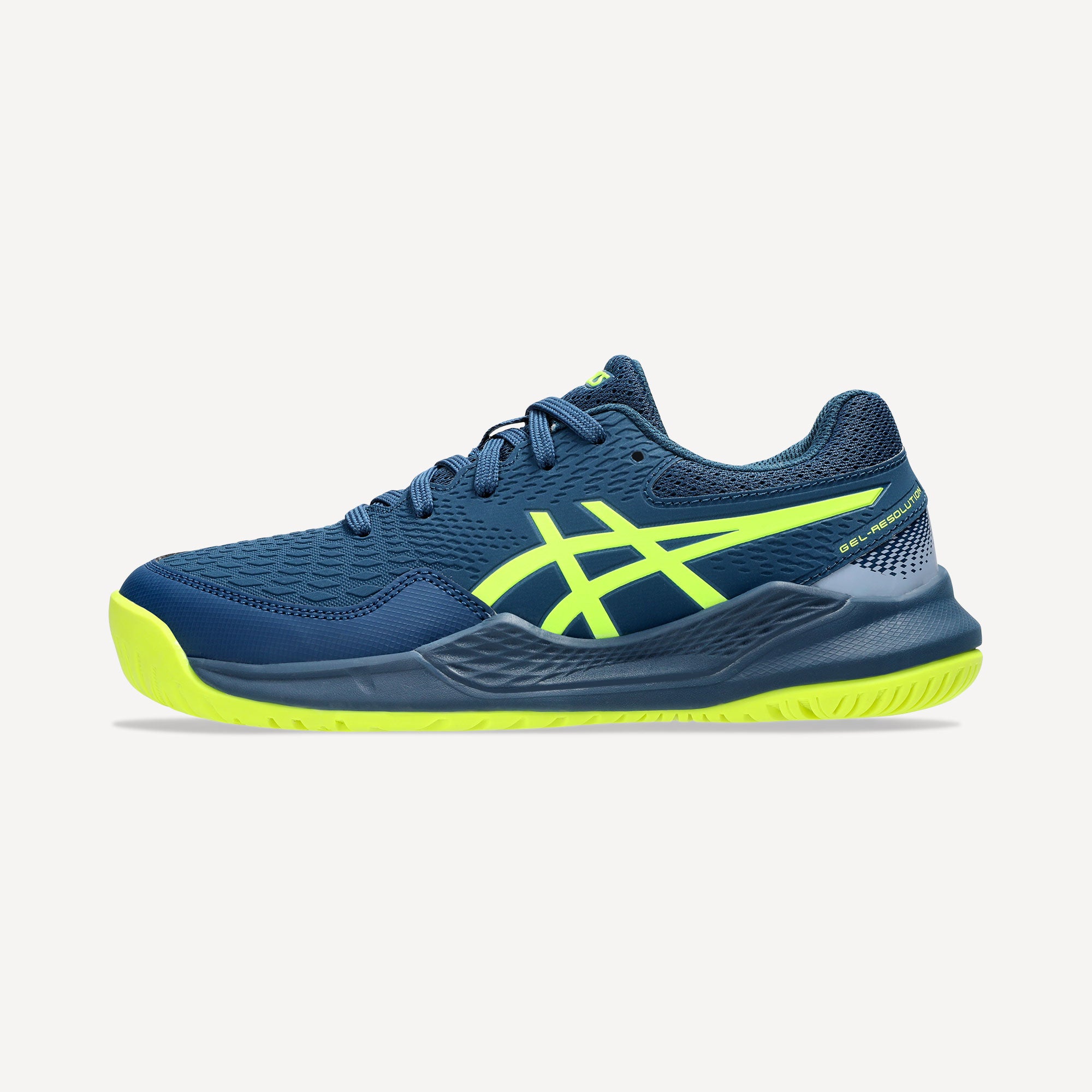 ASICS Gel-Resolution 9 Kids' All Court Tennis Shoes - Blue (8)