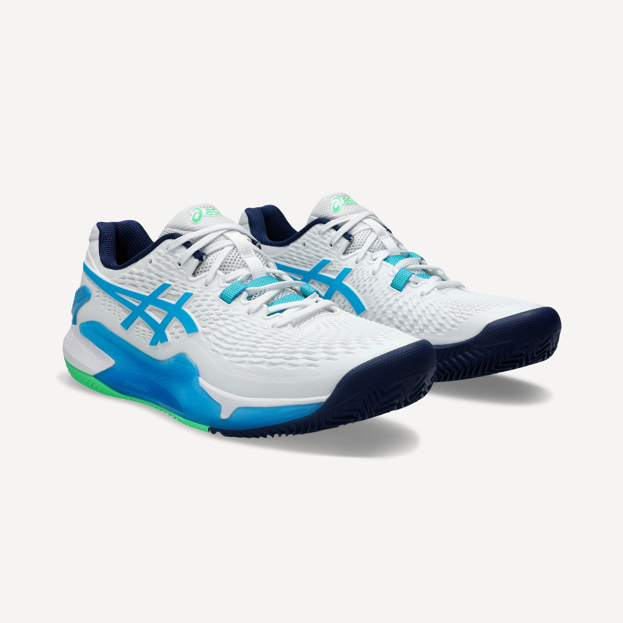 ASICS Gel-Resolution 9 Men's Clay Court Tennis Shoes - White (4)