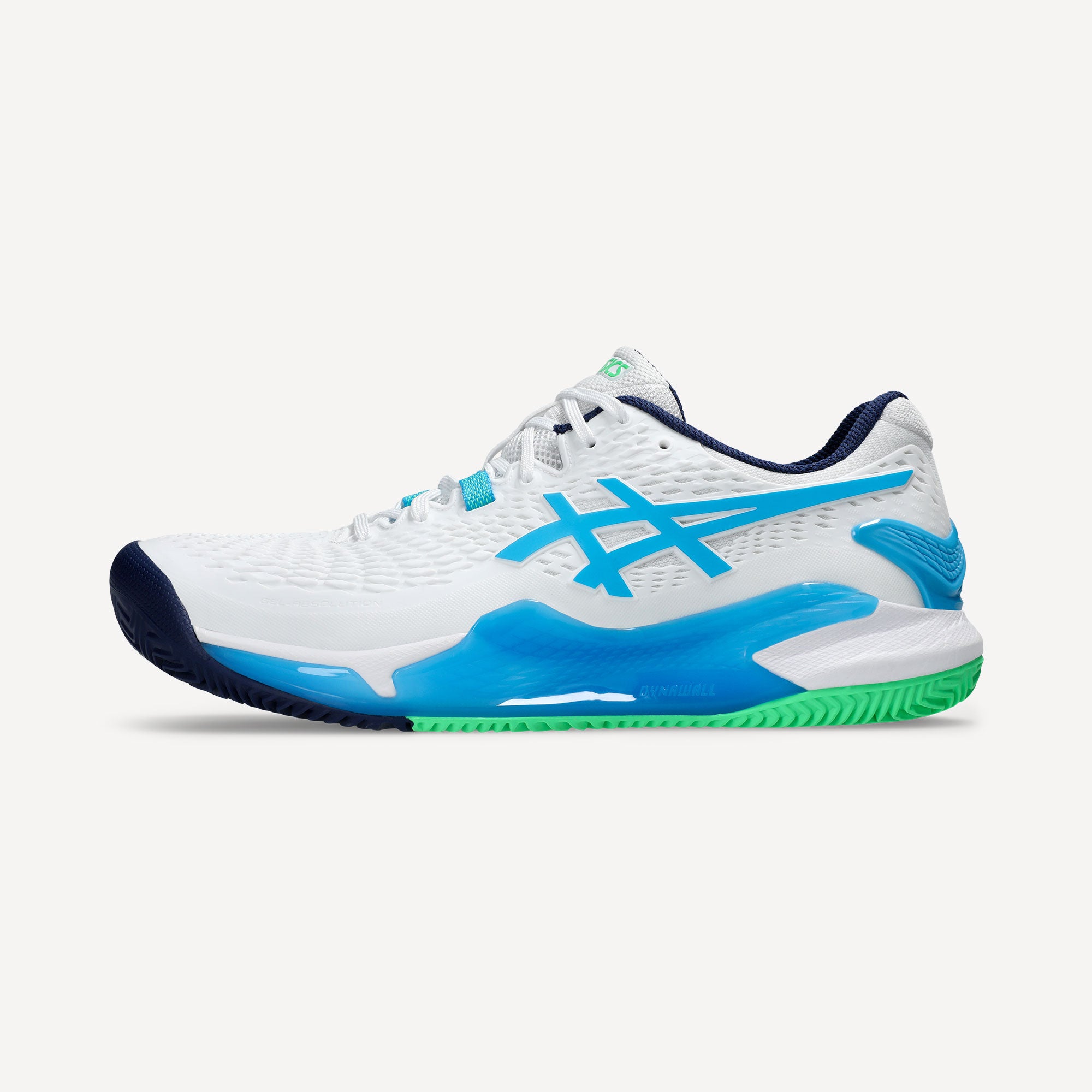 ASICS Gel-Resolution 9 Men's Clay Court Tennis Shoes - White (8)