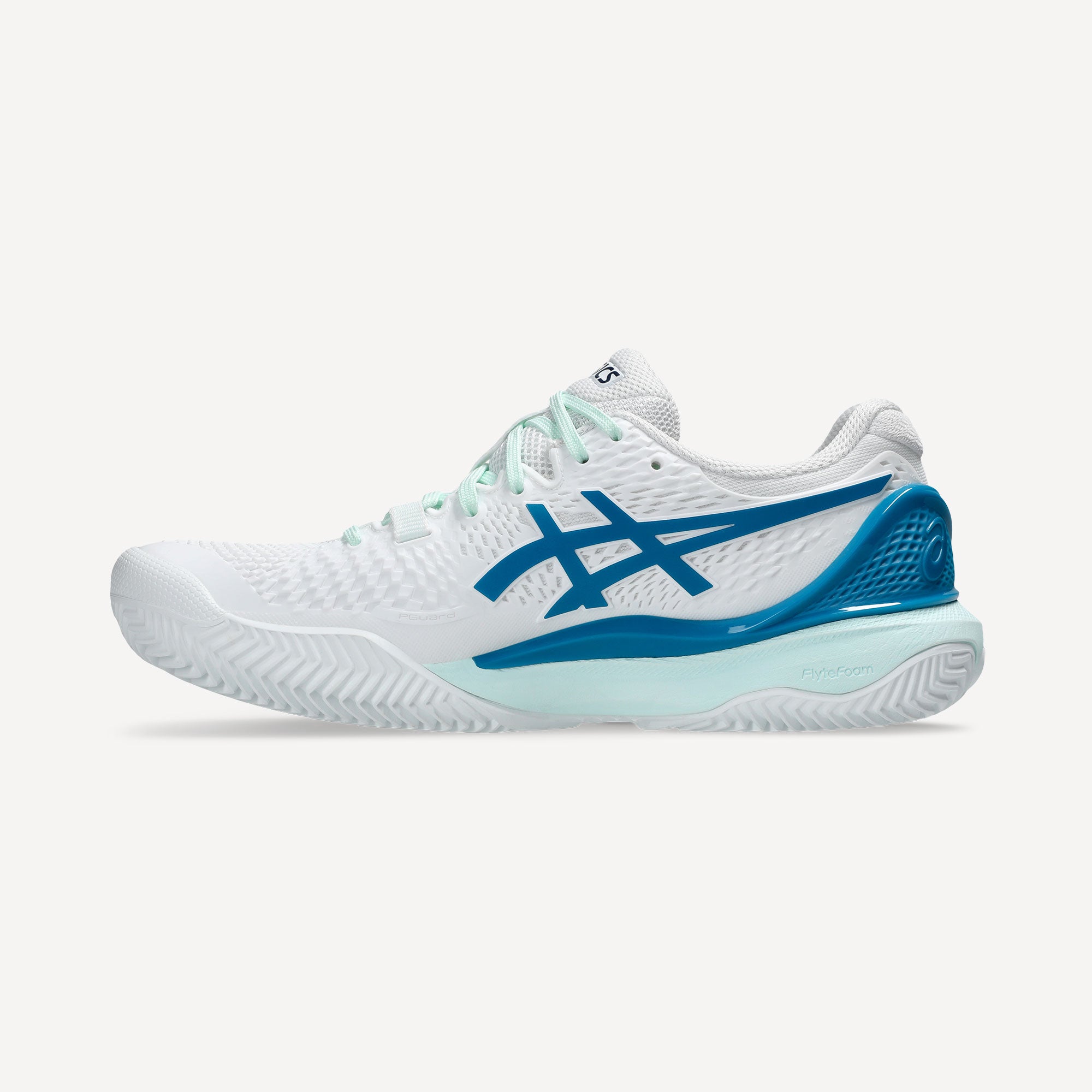 ASICS Gel-Resolution 9 Women's Clay Court Tennis Shoes - White (3)