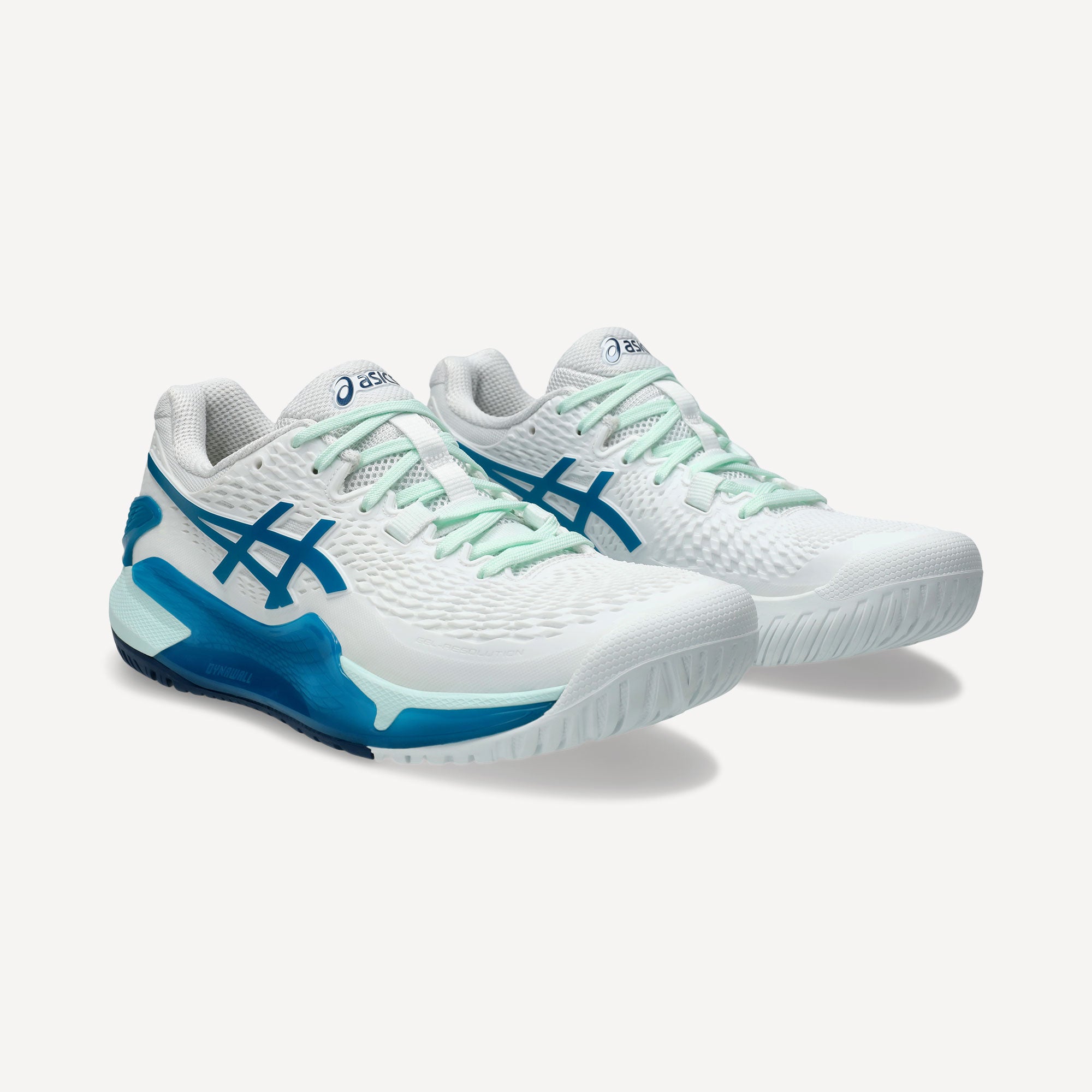 ASICS Gel-Resolution 9 Women's Hard Court Tennis Shoes - White (4)