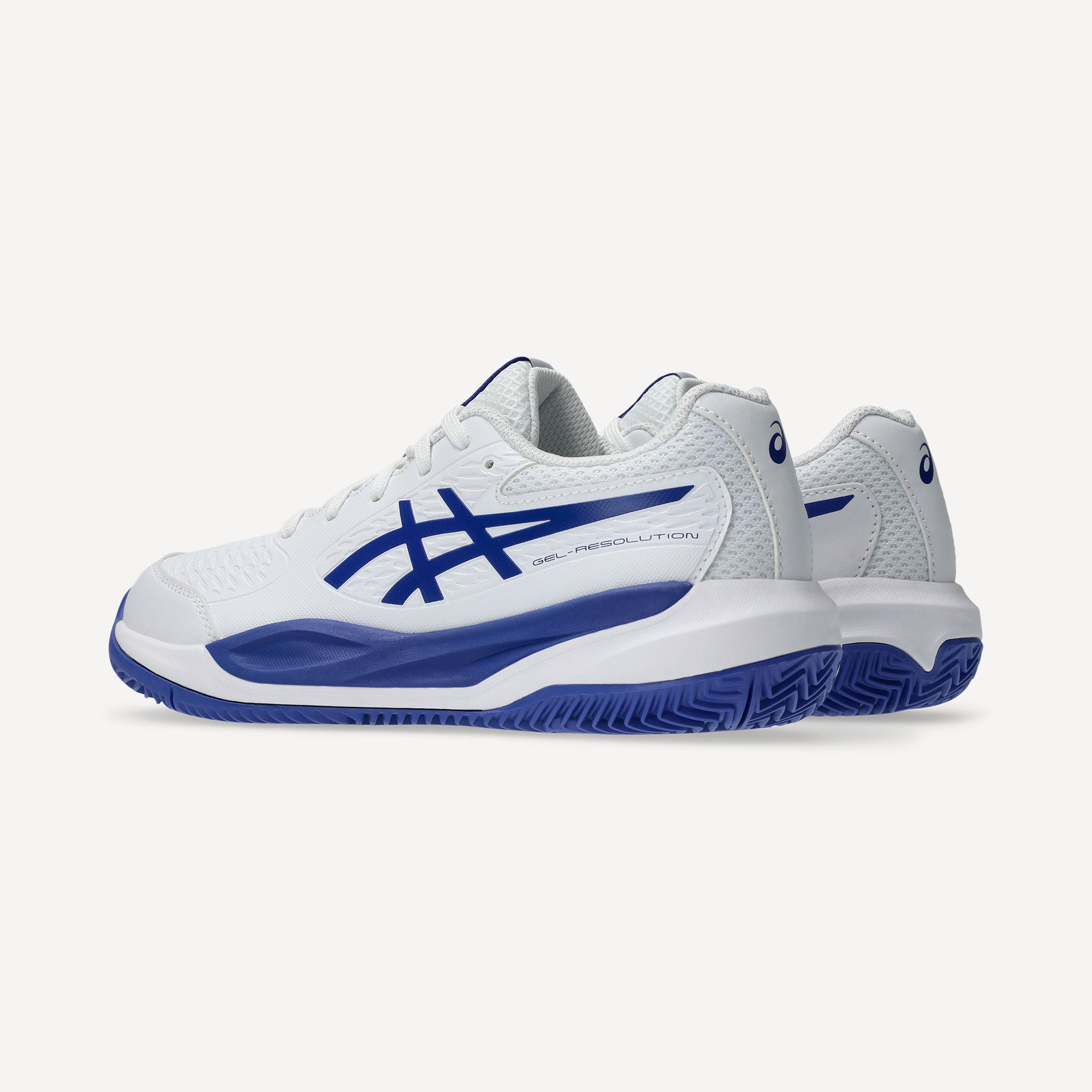 ASICS Gel-Resolution X Kids' Clay Court Tennis Shoes - White (5)