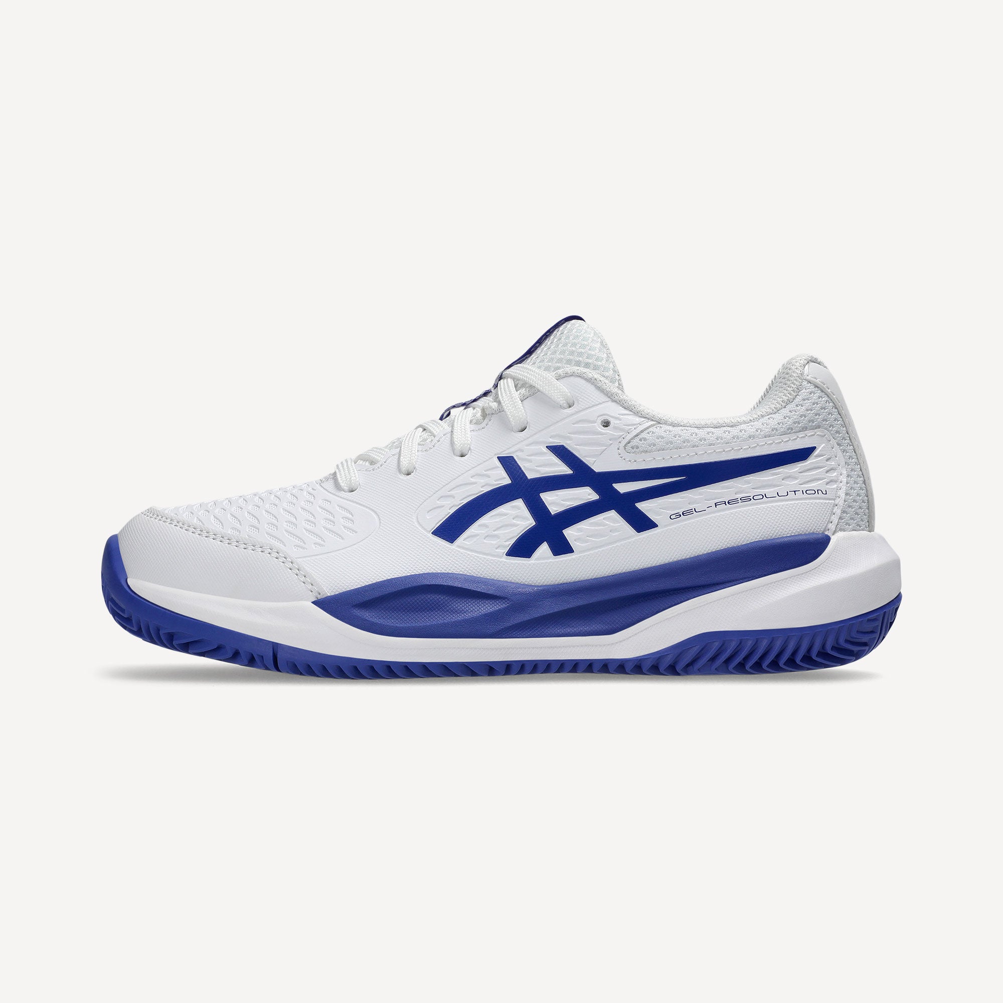ASICS Gel-Resolution X Kids' Clay Court Tennis Shoes - White (8)