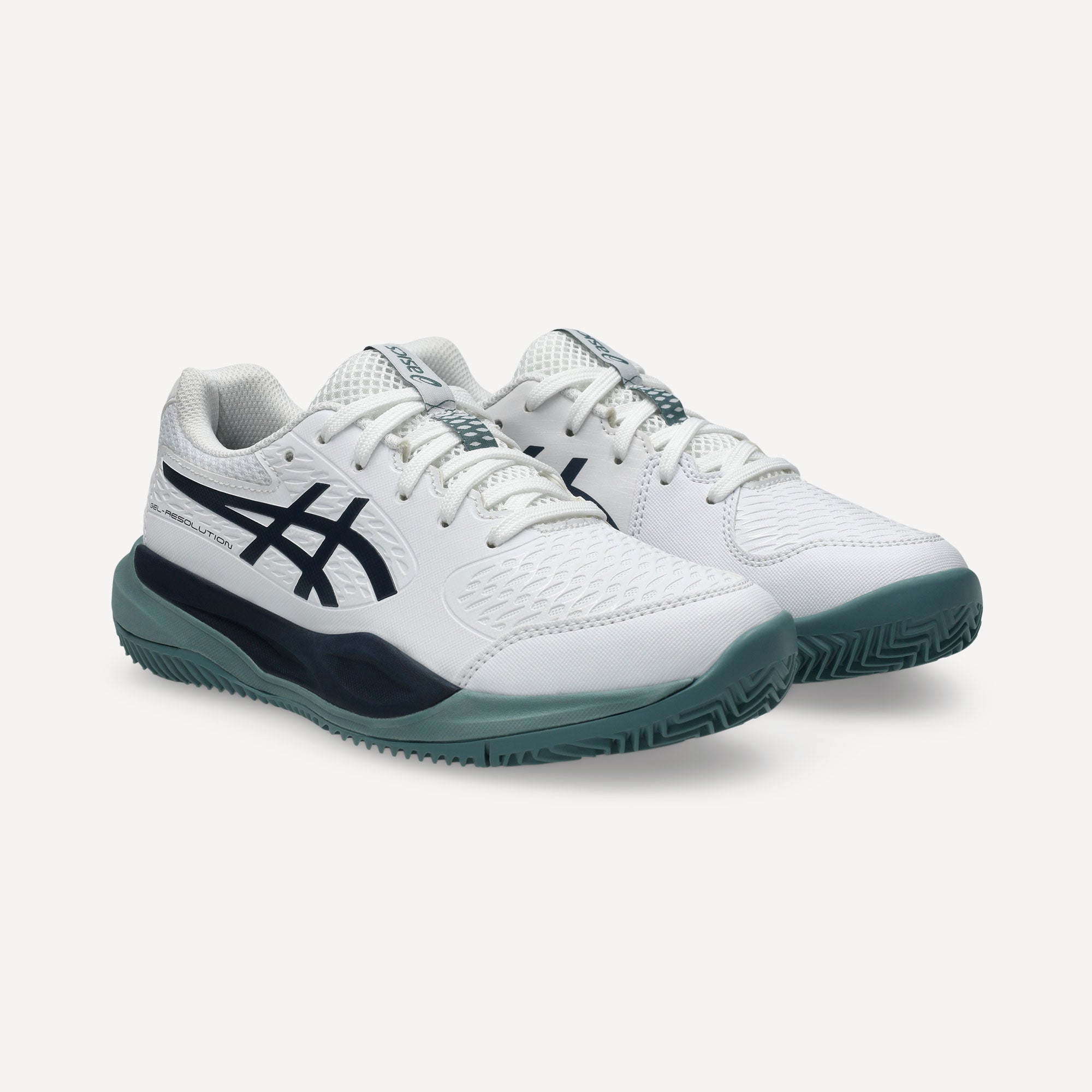 ASICS Gel-Resolution X Kids' Clay Court Tennis Shoes - White (4)