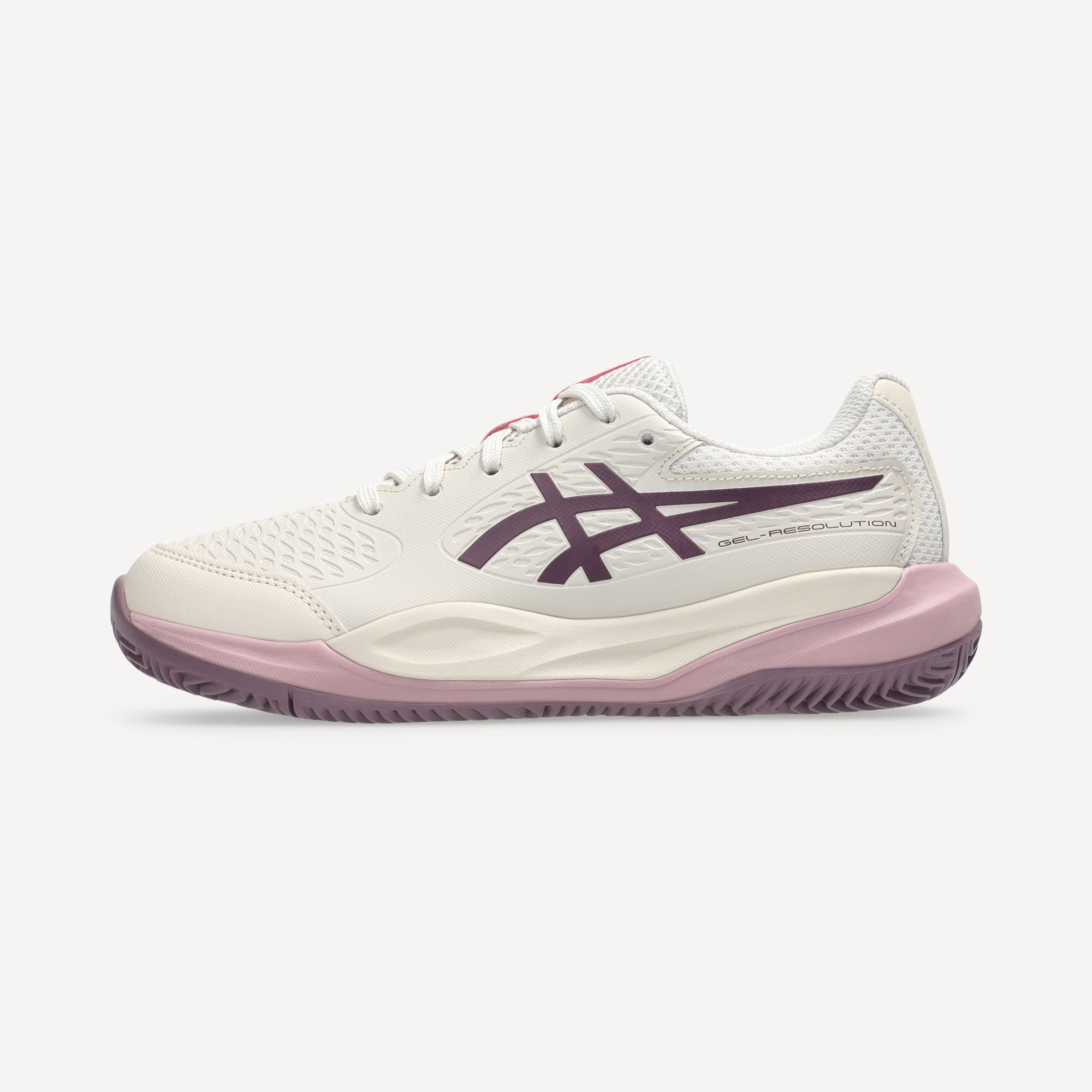 ASICS Gel-Resolution X Kids' Clay Court Tennis Shoes - Off-white (8)
