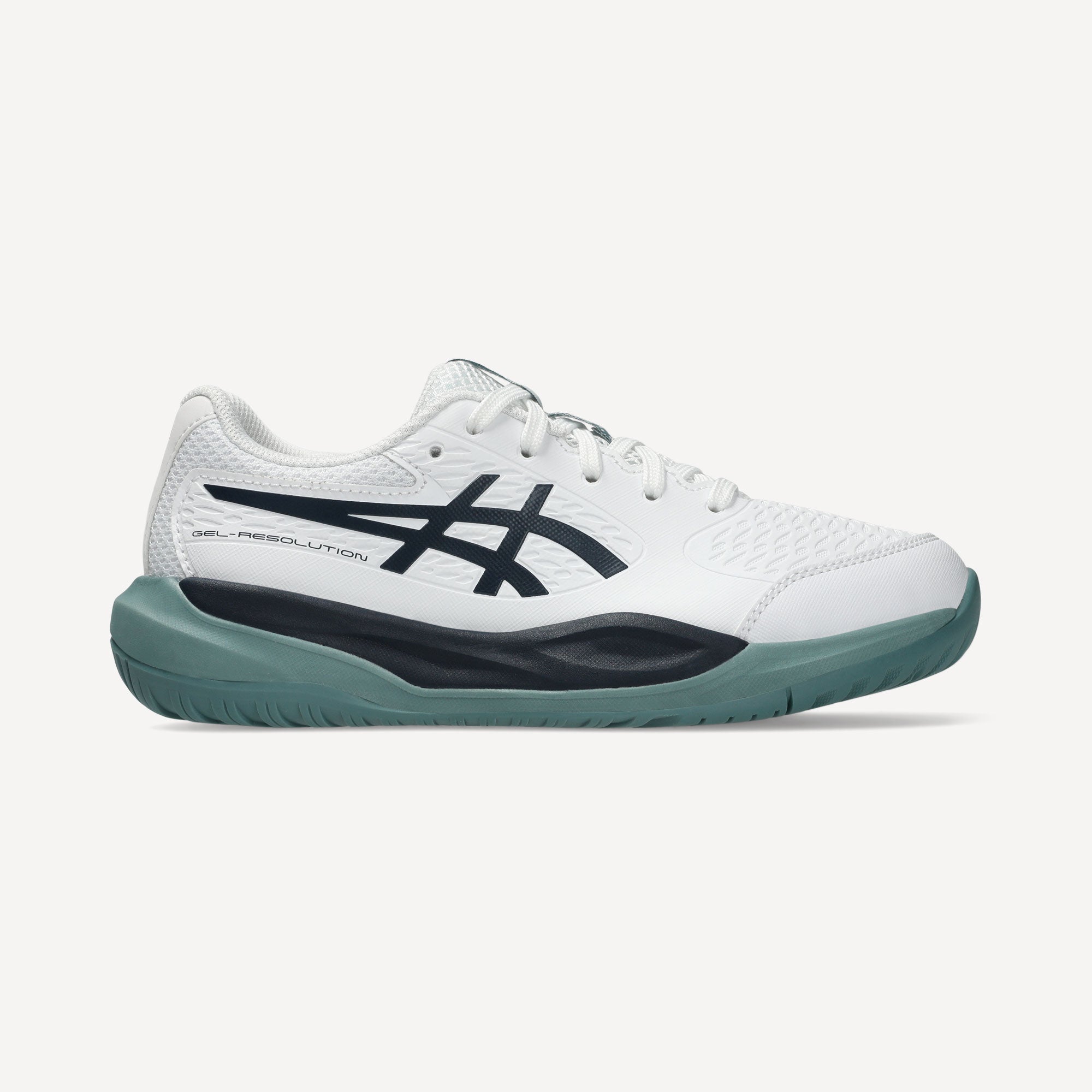 ASICS Gel-Resolution X Kids' Hard Court Tennis Shoes - White (1)