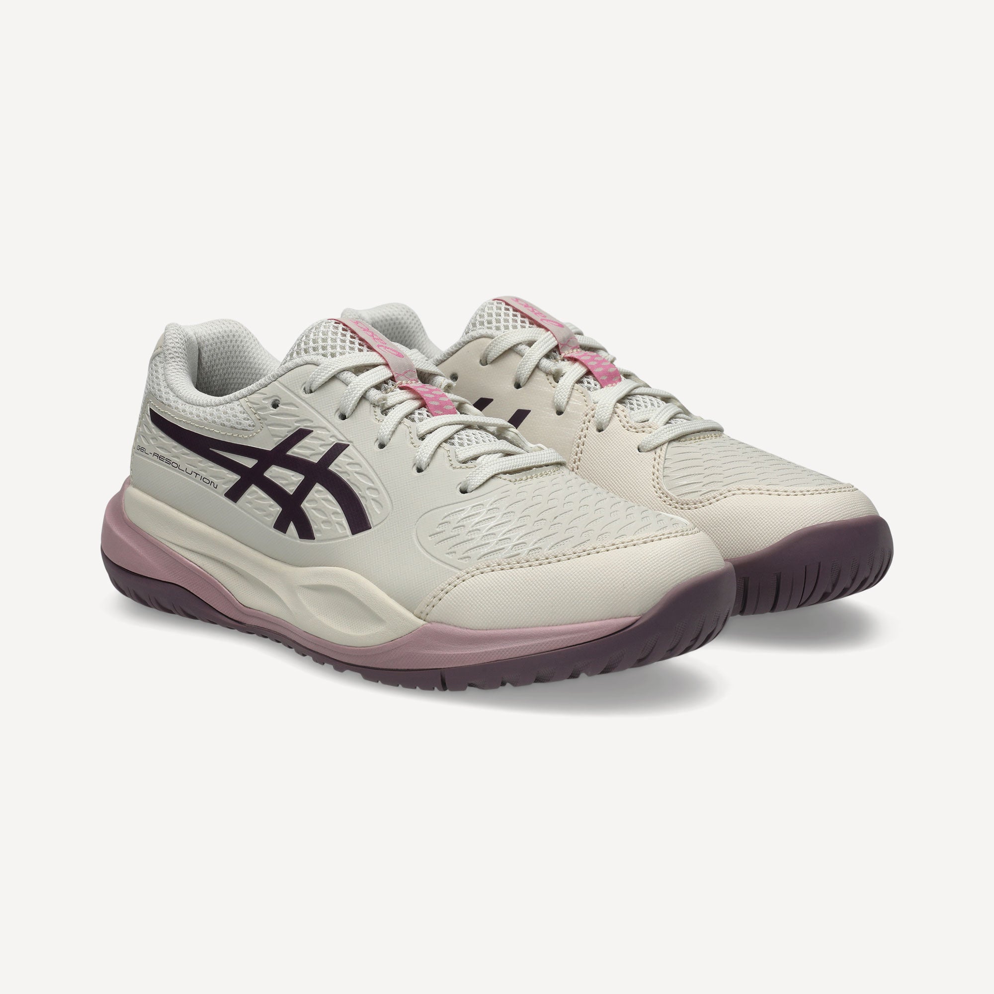 ASICS Gel-Resolution X Kids' Hard Court Tennis Shoes - White (4)