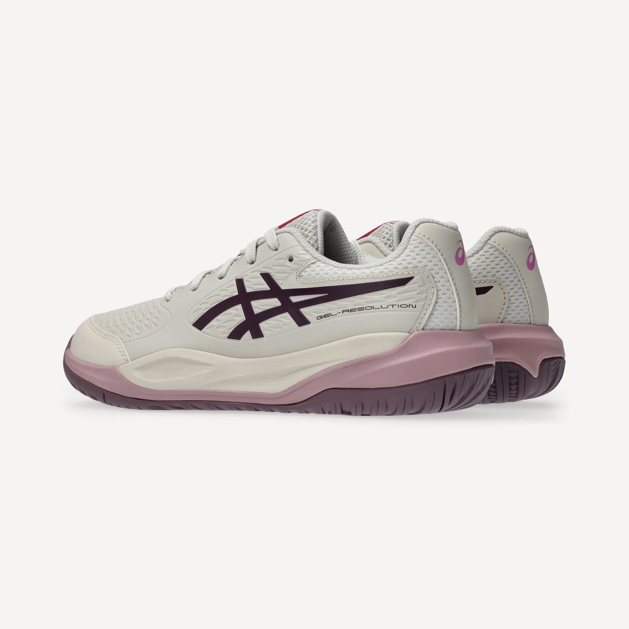 ASICS Gel-Resolution X Kids' Hard Court Tennis Shoes - White (5)
