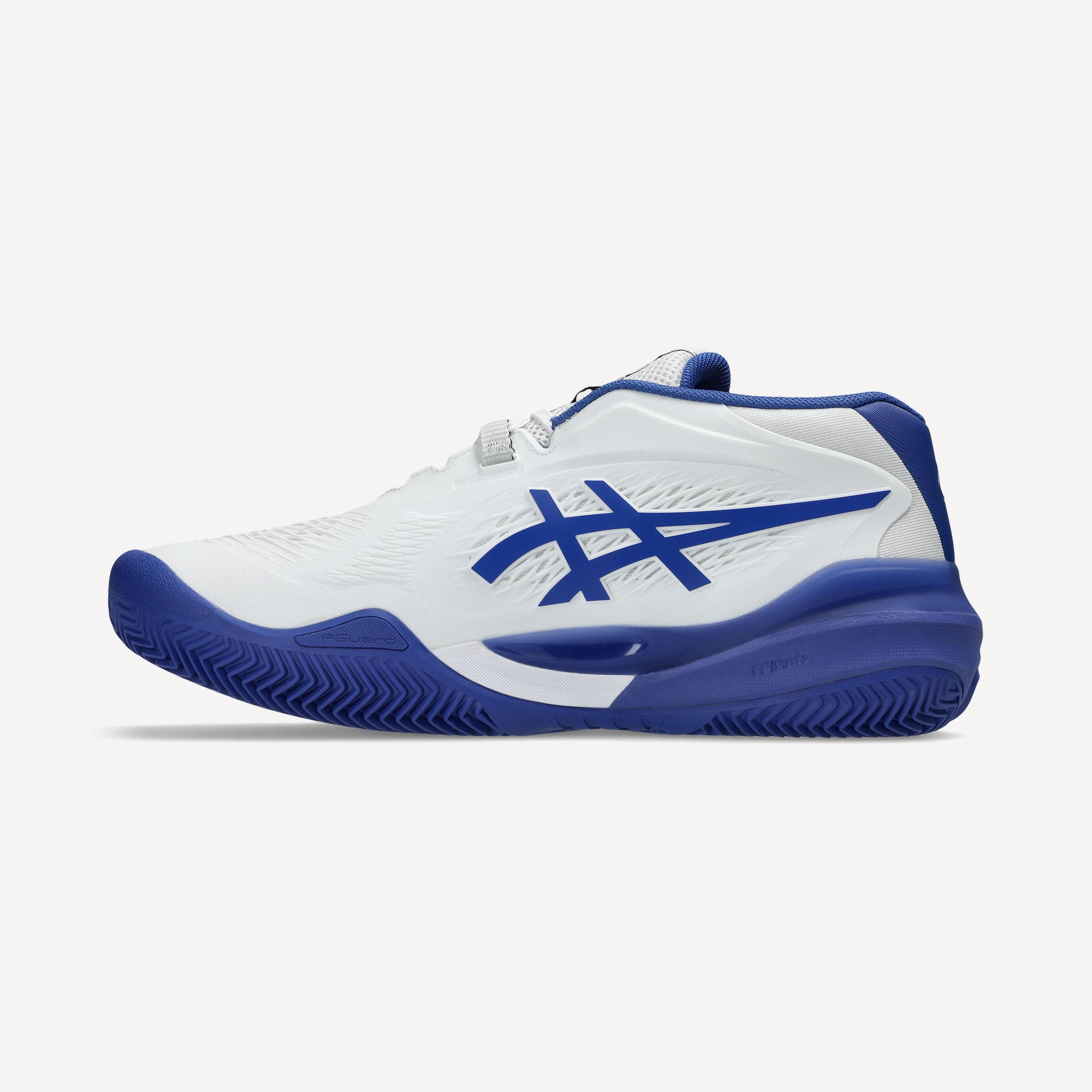 ASICS Gel-Resolution X Men's Clay Court Tennis Shoes - White/Blue (3)