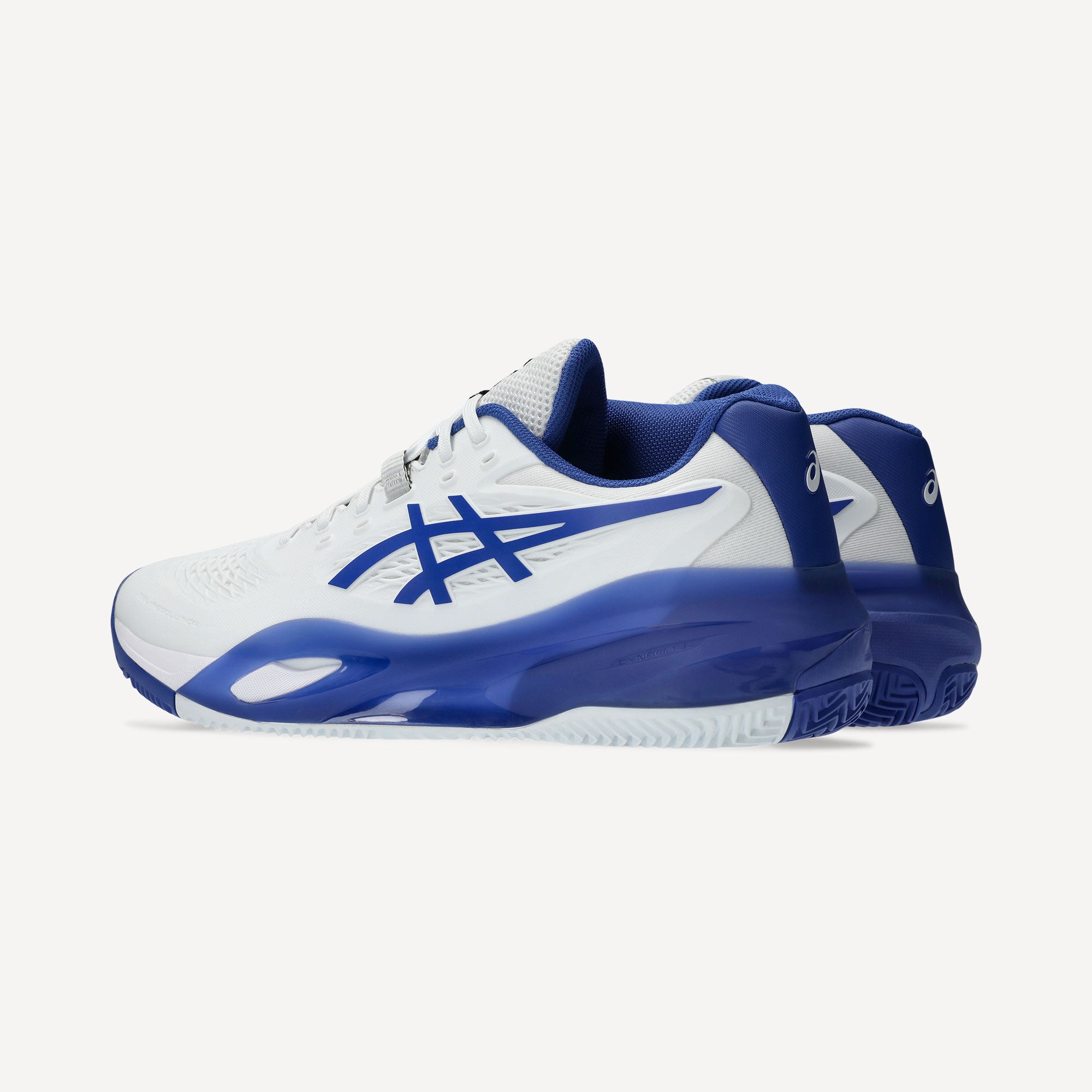 ASICS Gel-Resolution X Men's Clay Court Tennis Shoes - White/Blue (5)