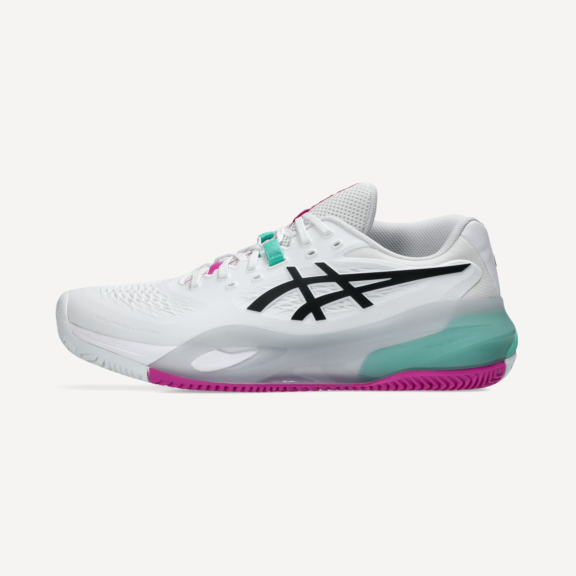 ASICS Gel-Resolution X Men's Clay Court Tennis Shoes - White (8)
