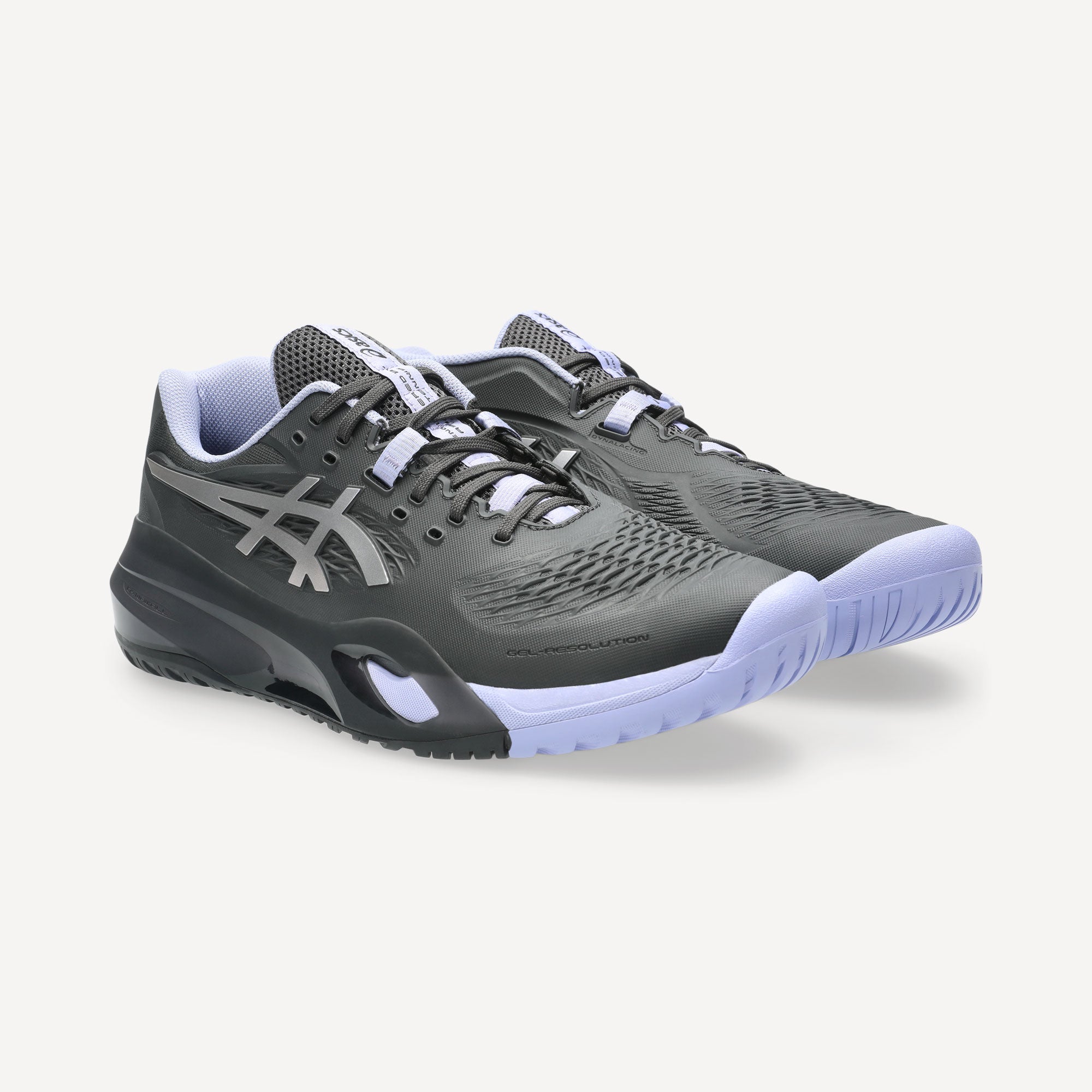 ASICS Gel-Resolution X Night Energy Men's Hard Court Tennis Shoes - Grey (4)