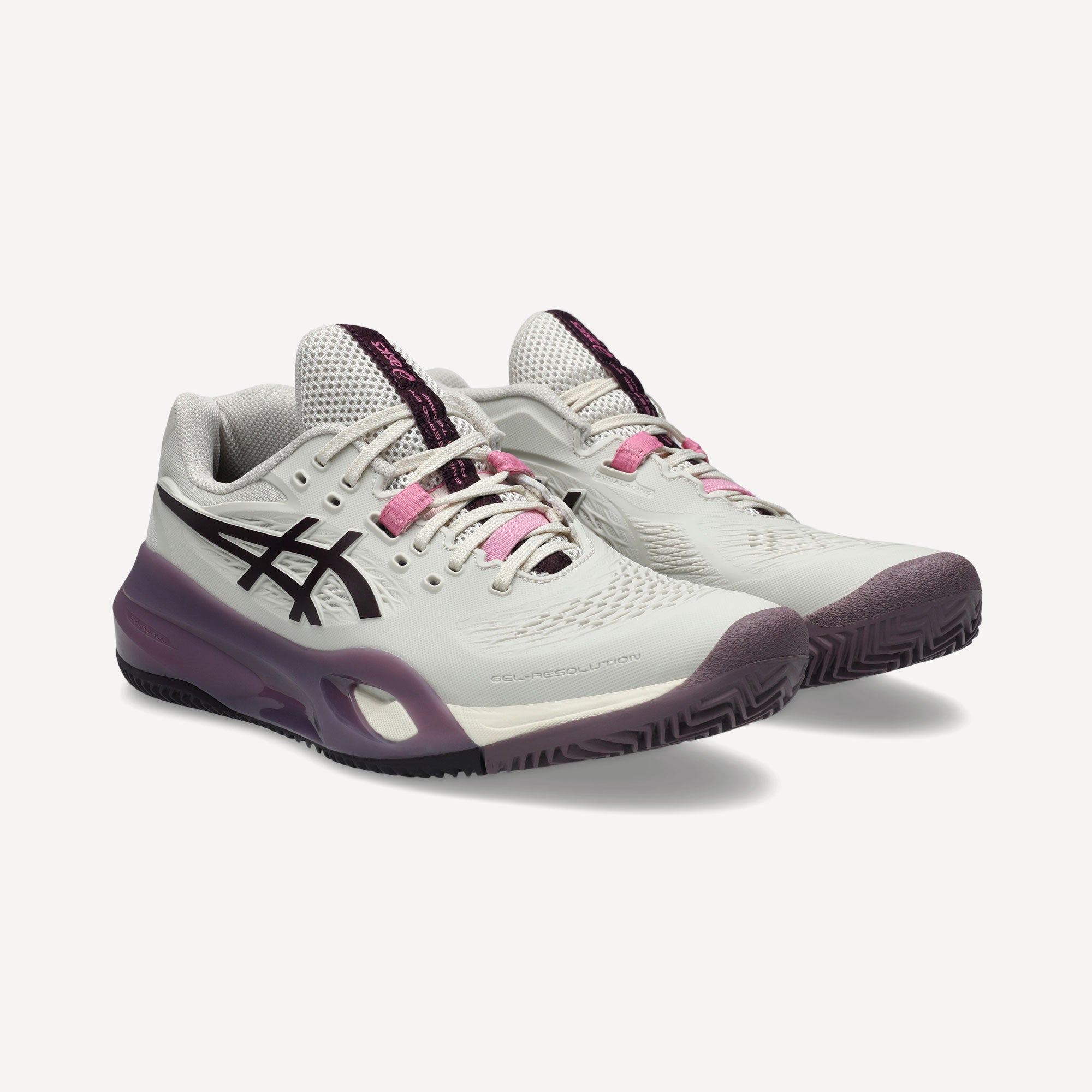 ASICS Gel-Resolution X Women's Clay Court Tennis Shoes - Off-white (4)