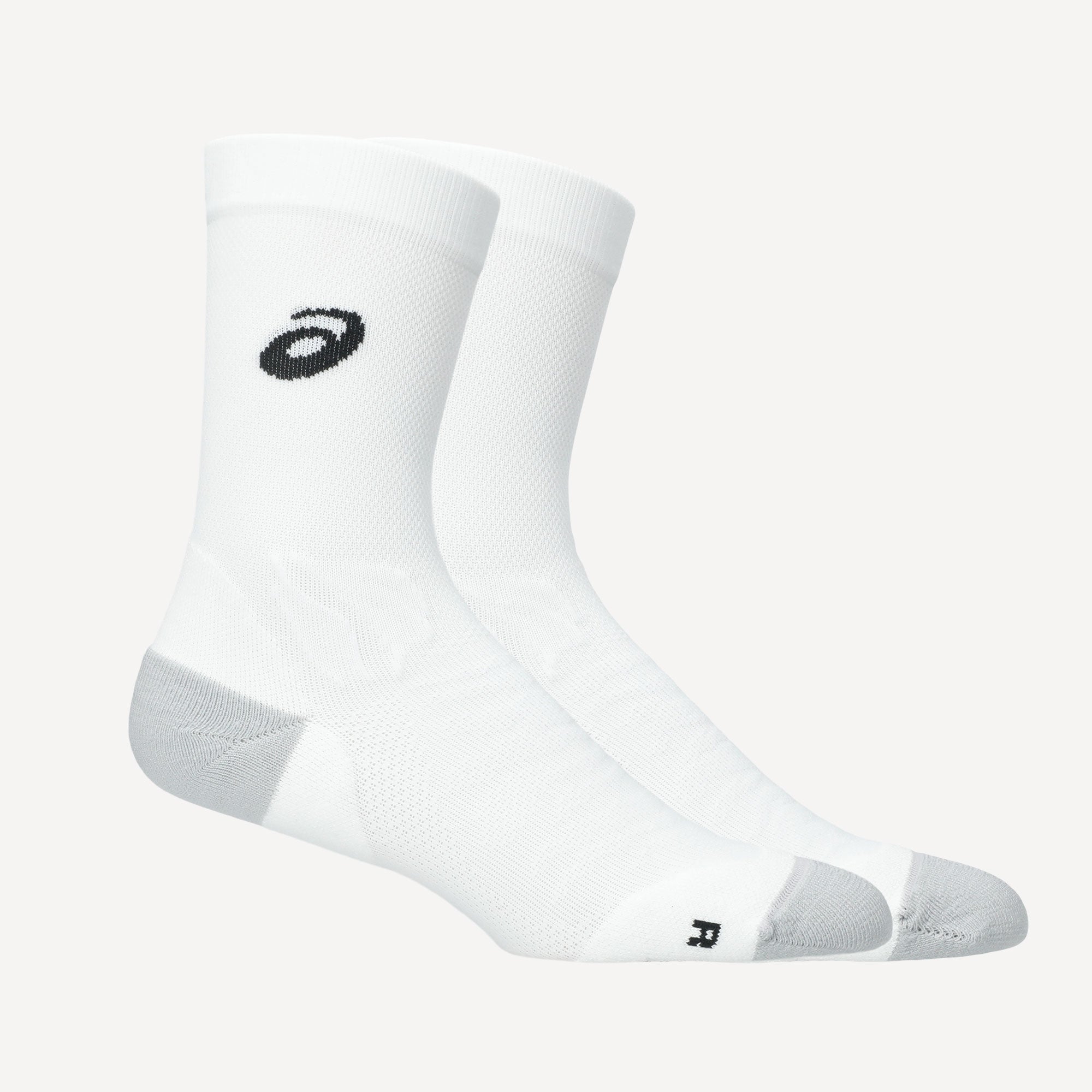 ASICS Lightweight Court + Tennis Crew Socks - White (1)