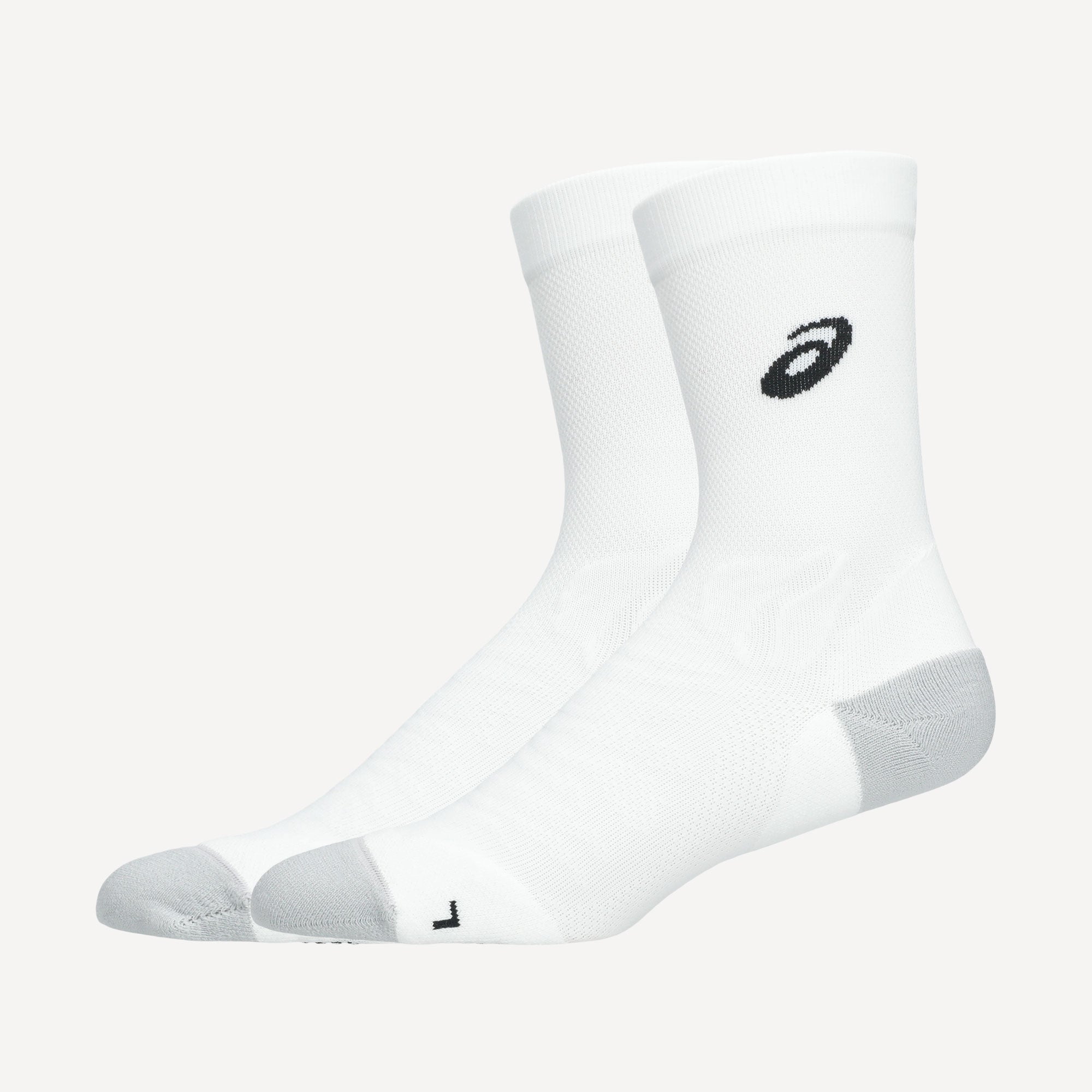 ASICS Lightweight Court + Tennis Crew Socks - White (2)