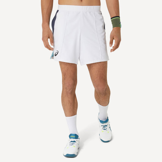 ASICS Match Men's 7-Inch Tennis Shorts White (1)