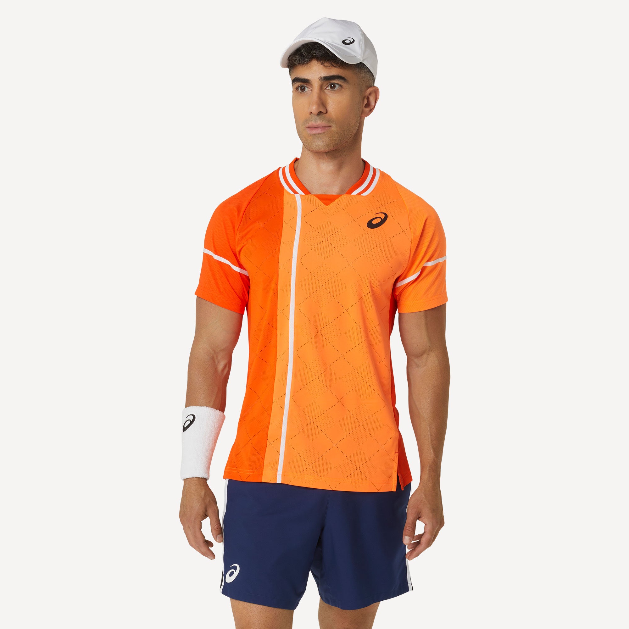 ASICS Match Men's Tennis Shirt - Orange (1)
