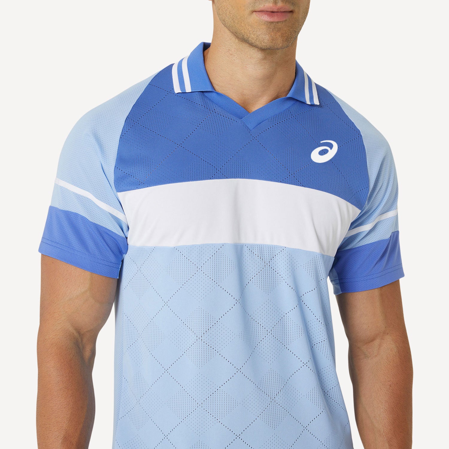 ASICS Match Men's Tennis Polo - Blue (5)