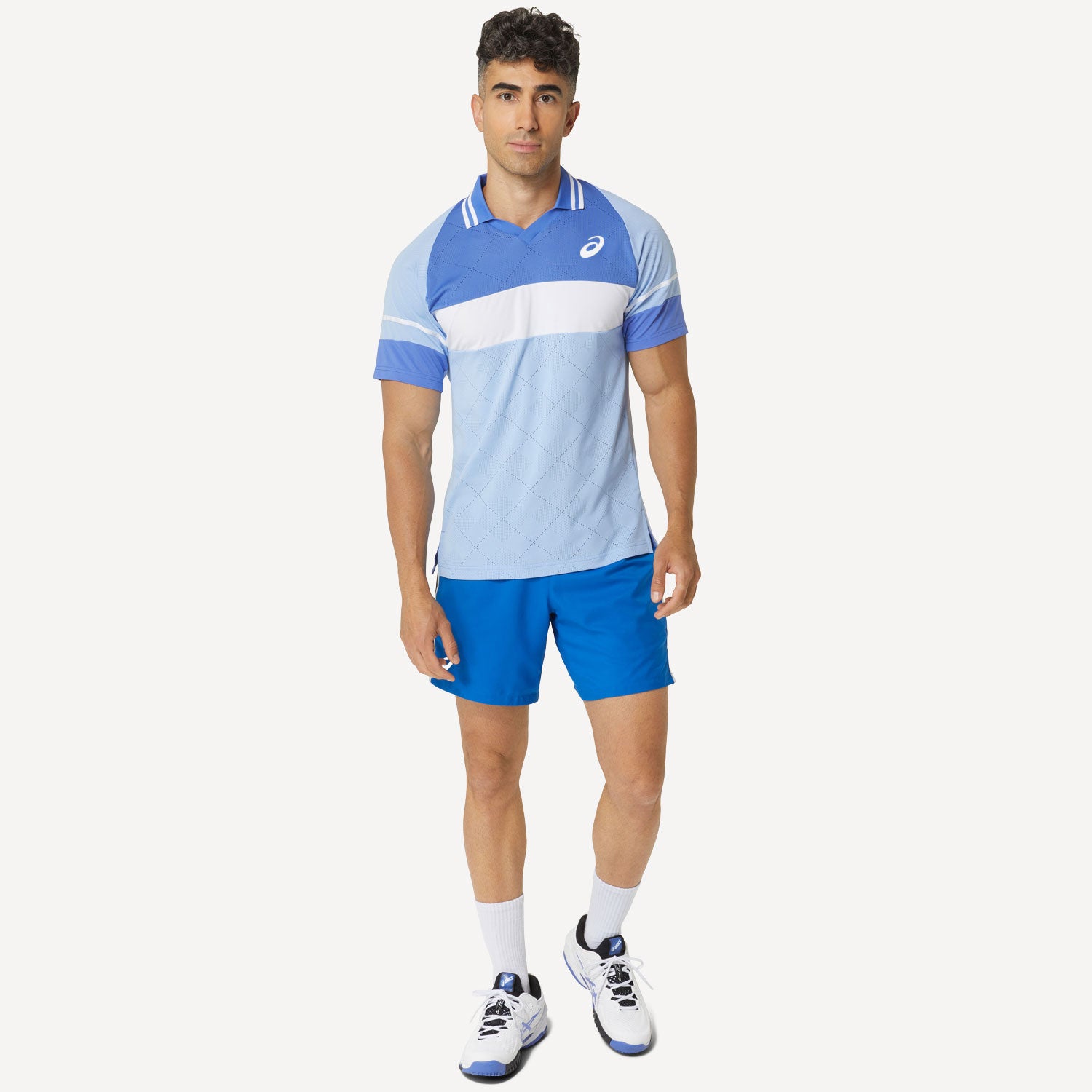 ASICS Match Men's Tennis Polo - Blue (8)