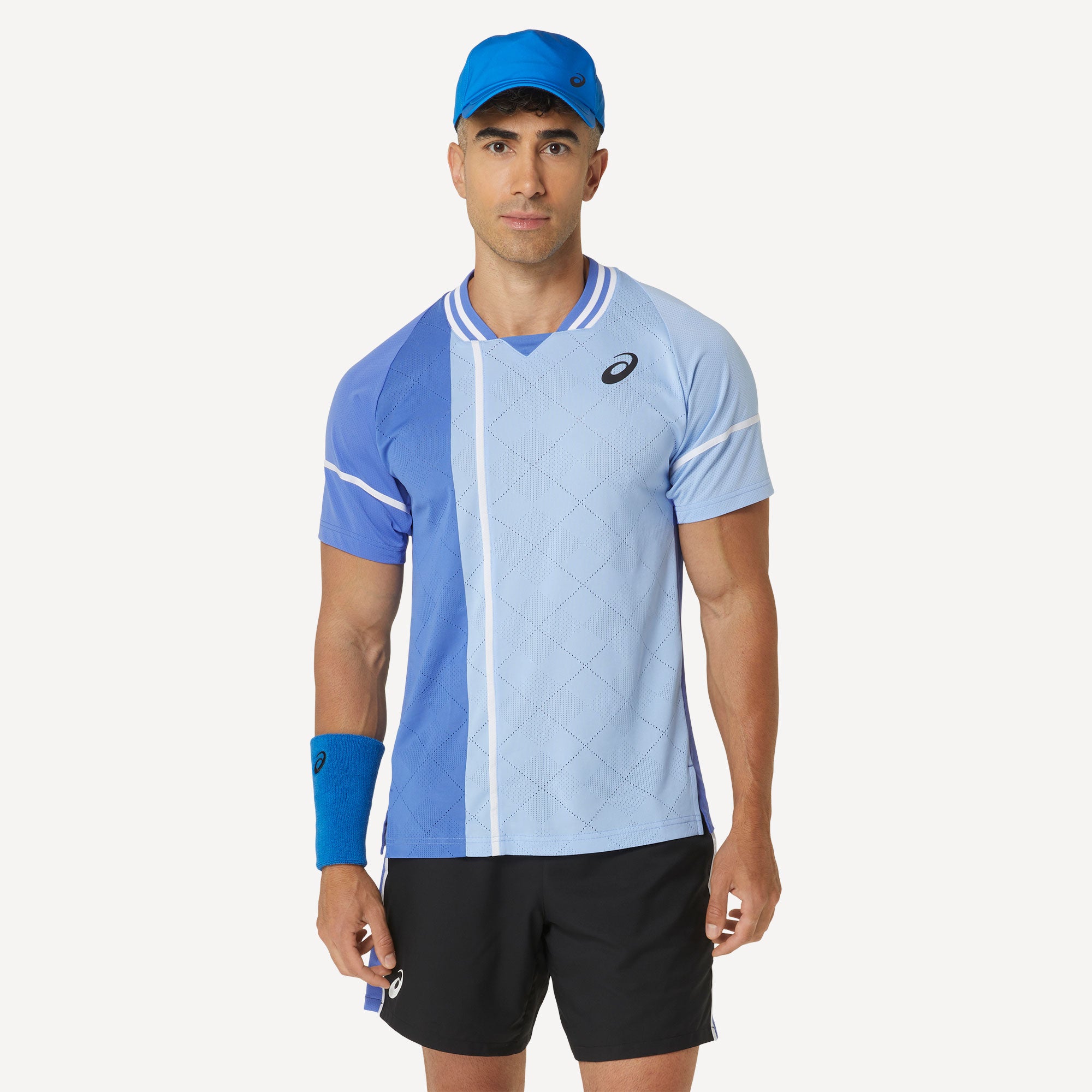 ASICS Match Men's Tennis Shirt - Blue (1)