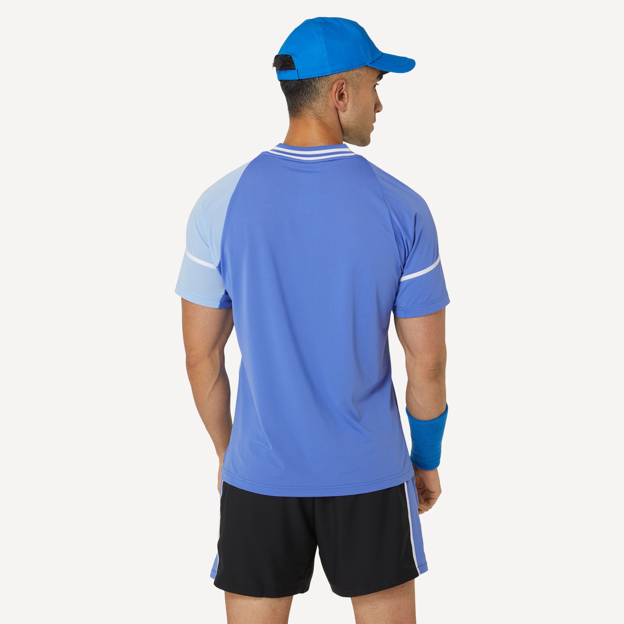 ASICS Match Men's Tennis Shirt - Blue (2)