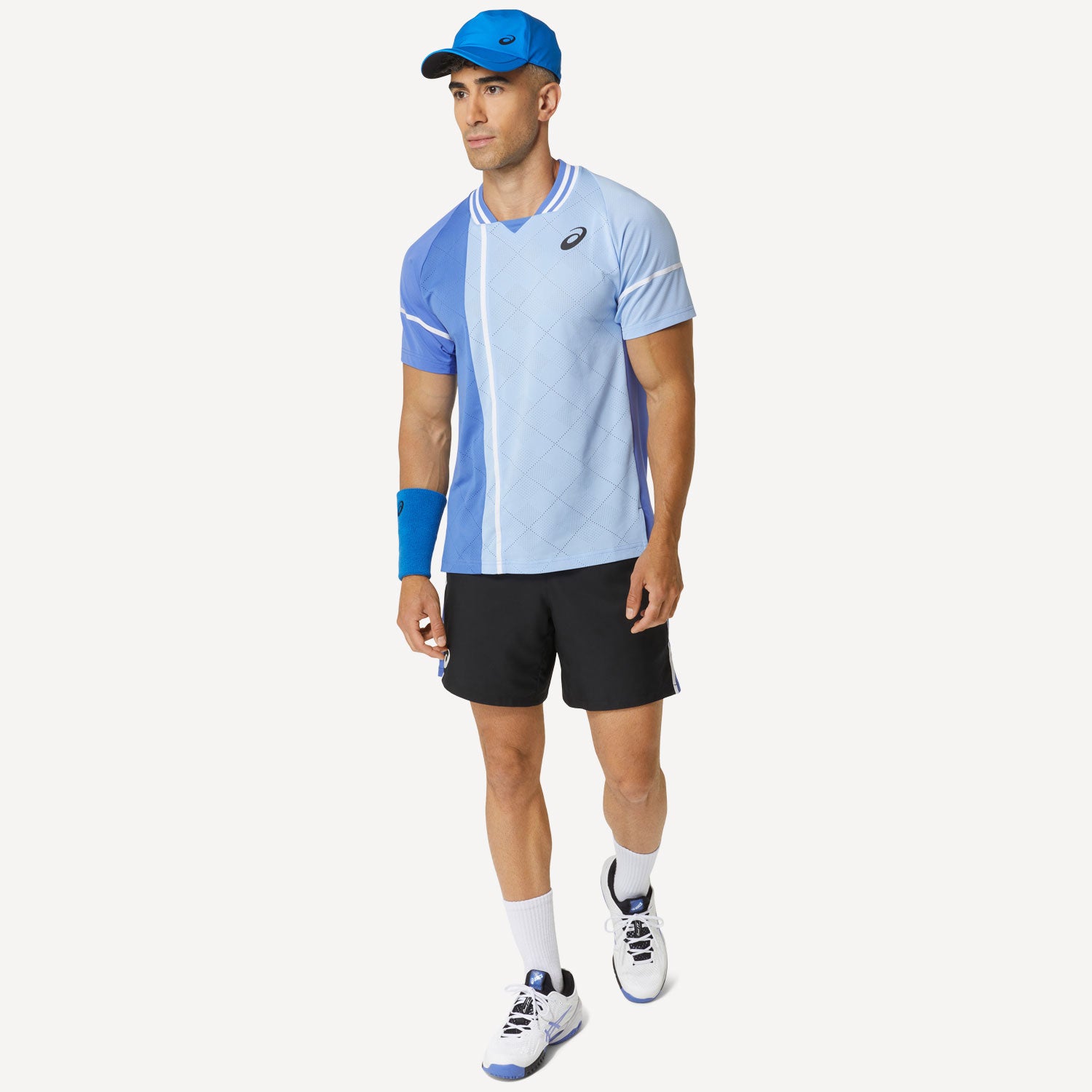 ASICS Match Men's Tennis Shirt - Blue (8)