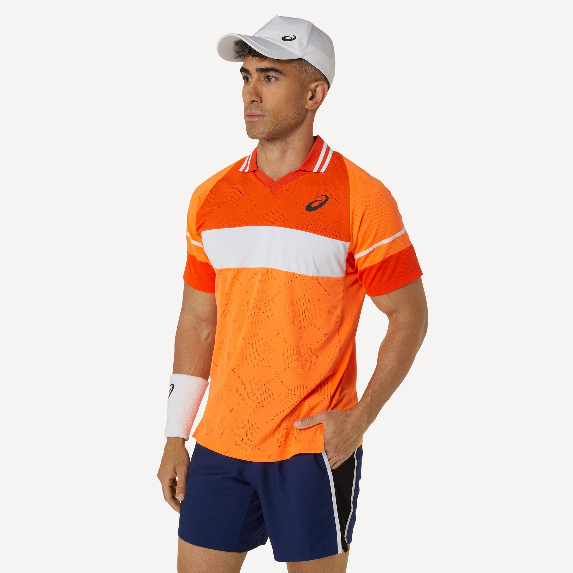 ASICS Match Men's Tennis Polo - Orange (3)