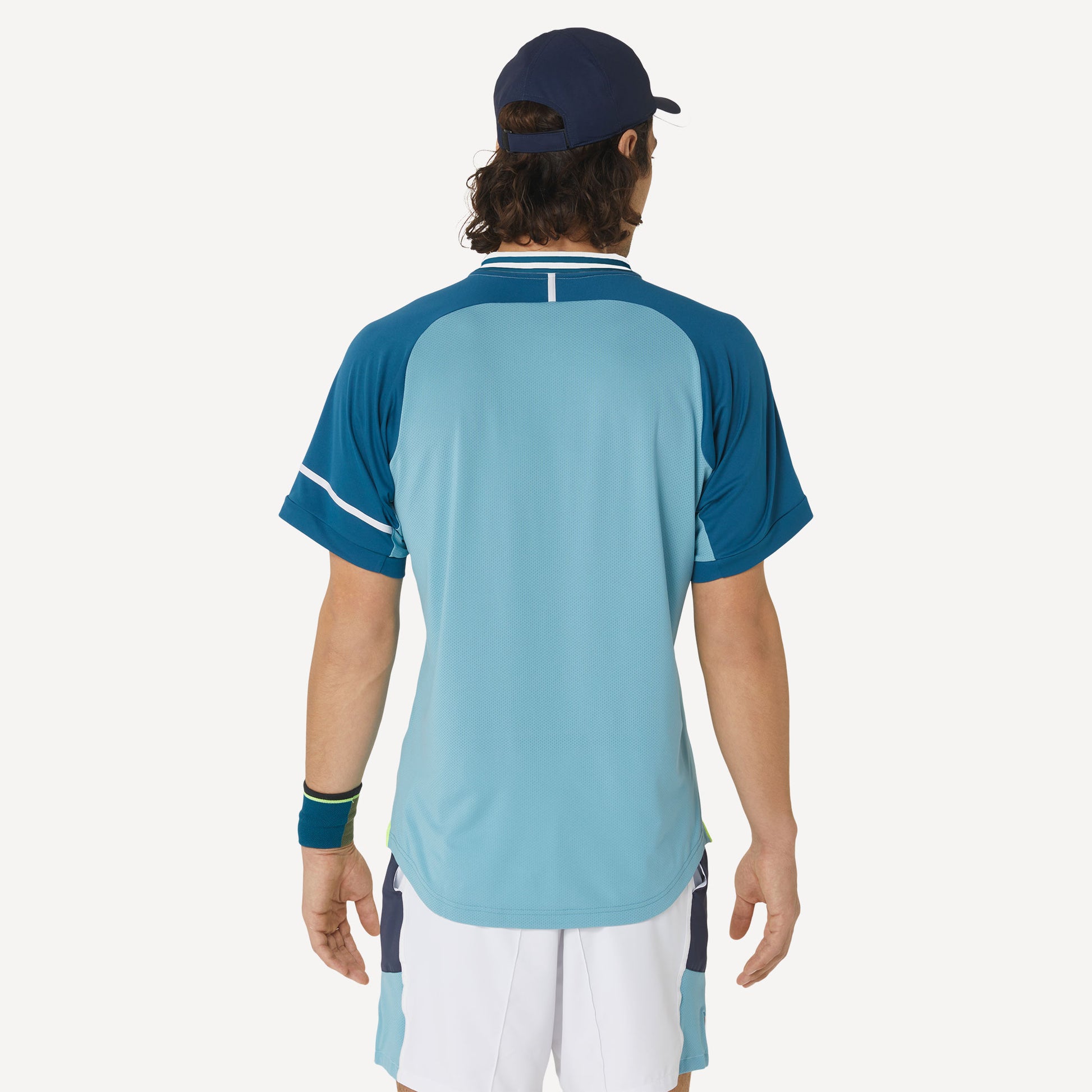 ASICS Match Men's Tennis Polo Blue (2)