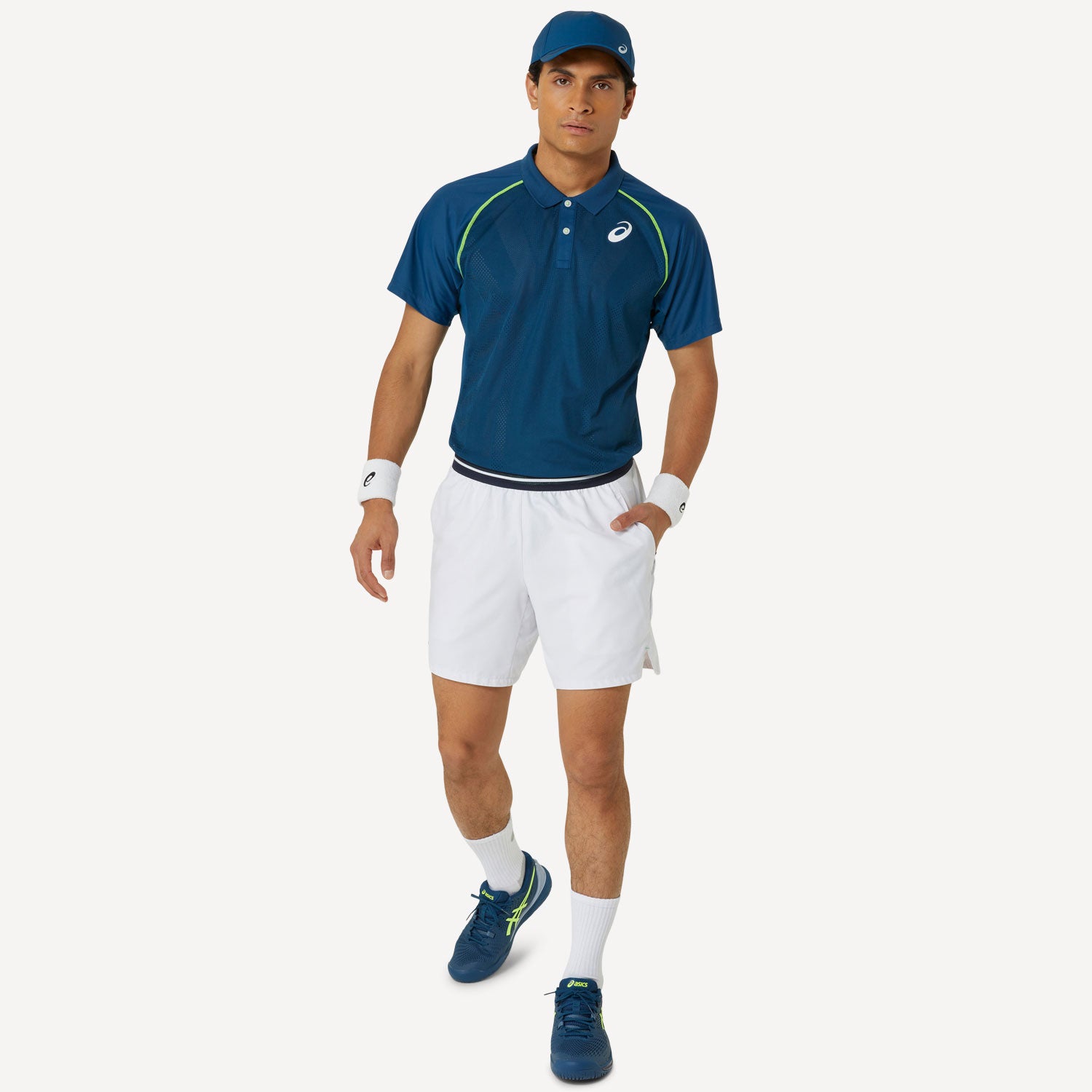 ASICS Match Men's Tennis Polo - Blue (6)